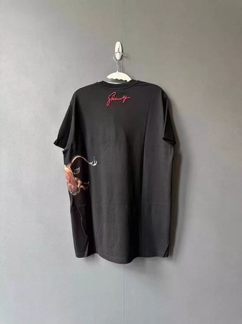 Givenchy Givenchy Lion Back Embroidered Logo Short Sleeve Size US XXS / EU 40 - 2 Thumbnail