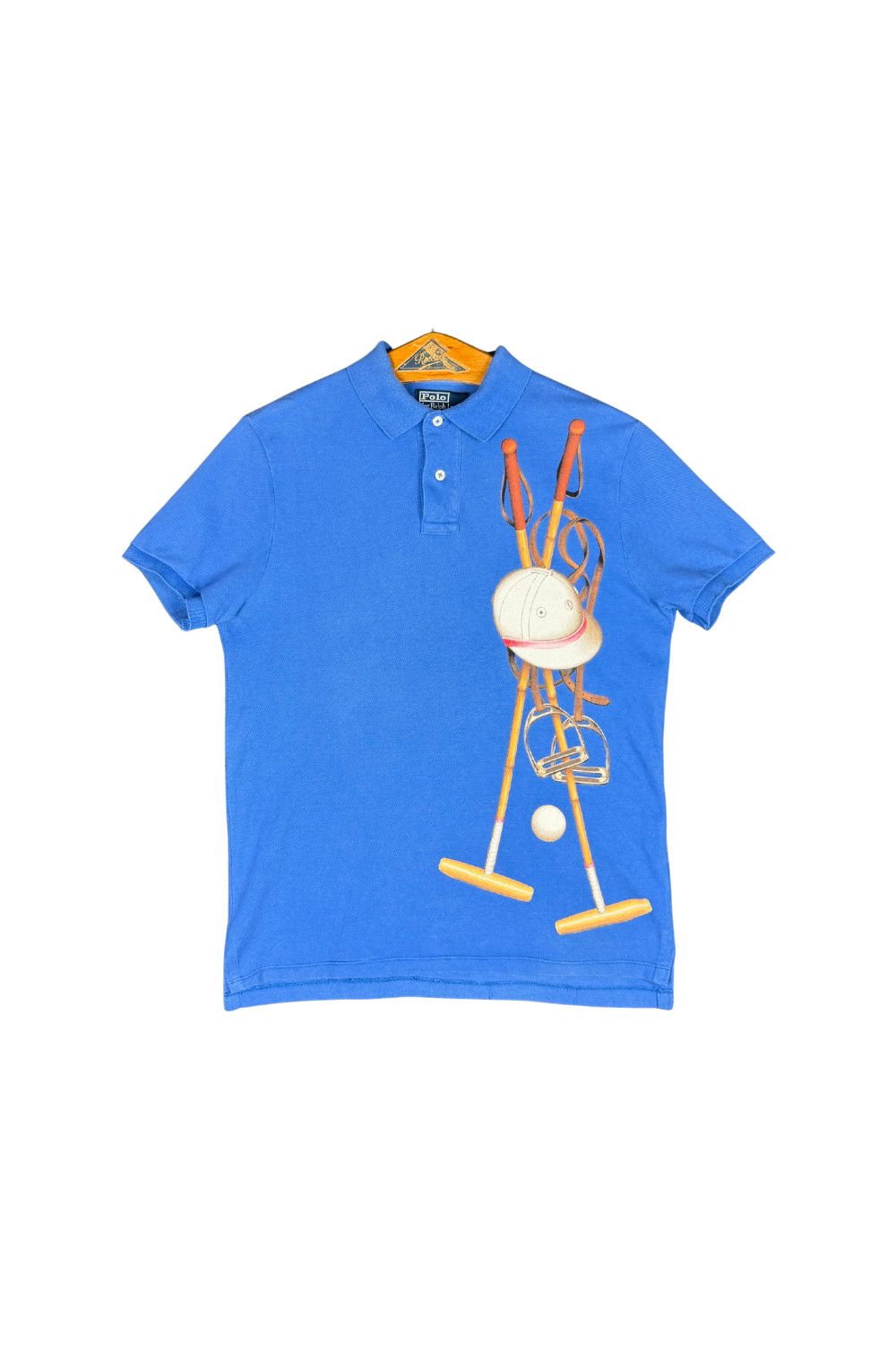 Polo Ralph Lauren SS95 Polo Ralph Lauren "Big Type" Stacked Logo Tee Size US S / EU 44-46 / 1 - 1 Thumbnail