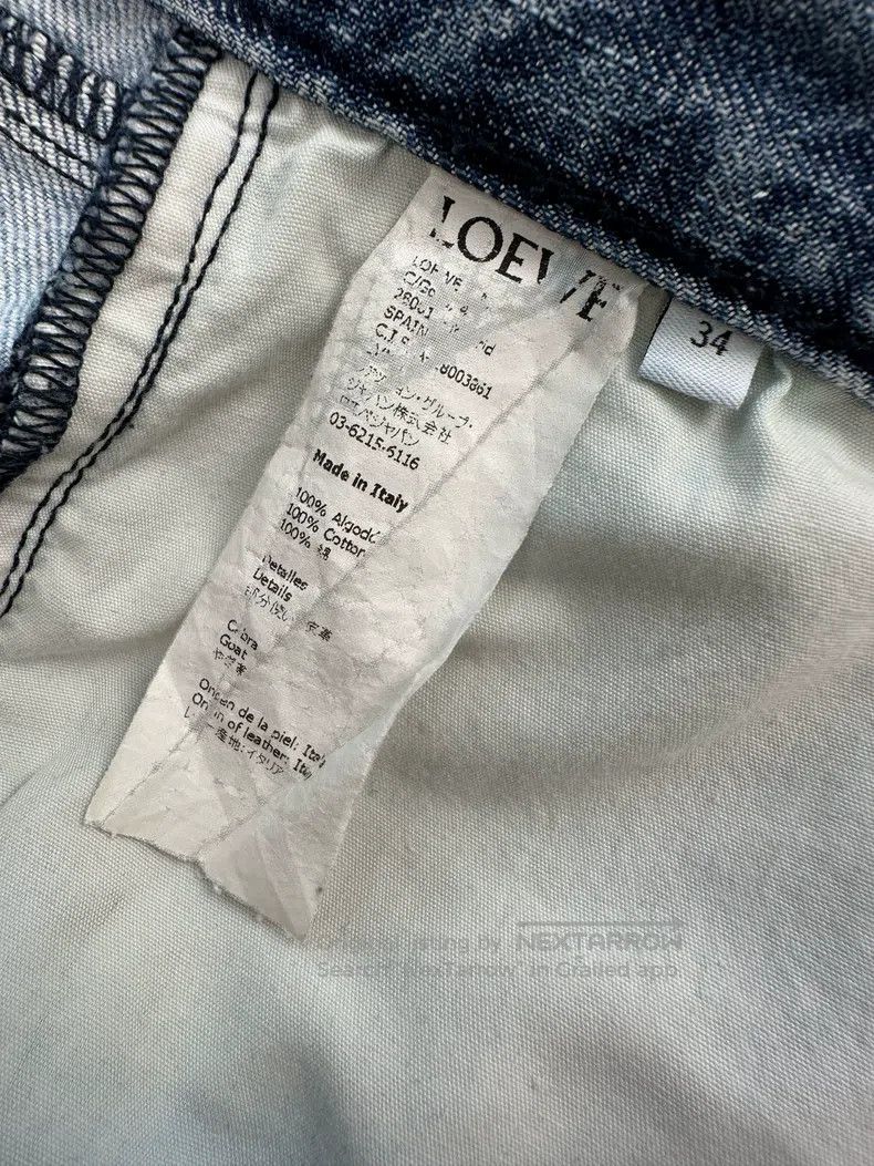 Loewe Loewe Casual patchwork jeans for both men and women in blu Size US 34 / EU 50 - 9 Thumbnail