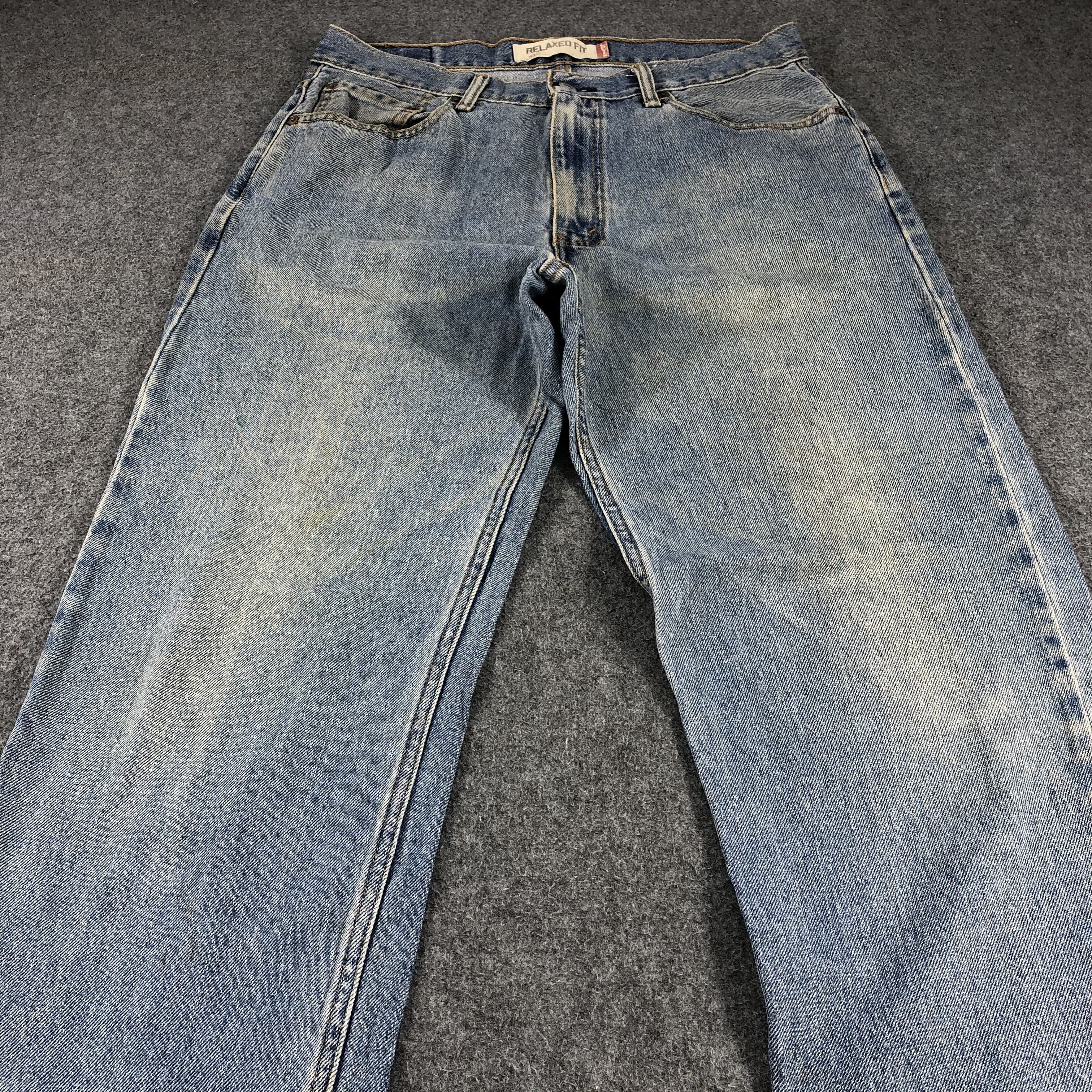 Levi's × Vintage Vintage 90s Light Wash Levis 550 Jeans-JM863 Size US 34 / EU 50 - 3 Thumbnail