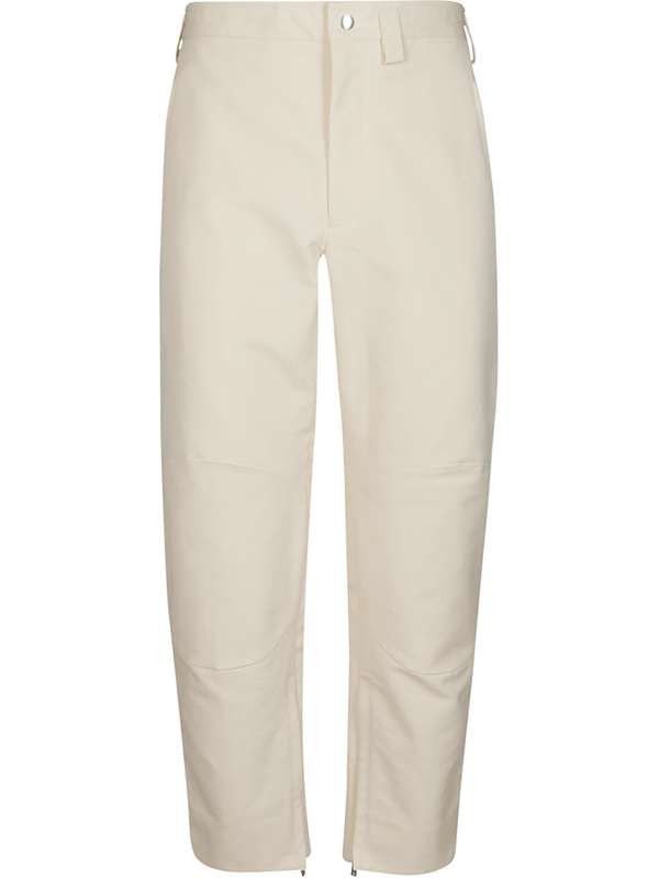 image of Jil Sander Zipper Ankle Pants in Ivory, Men's (Size 30)