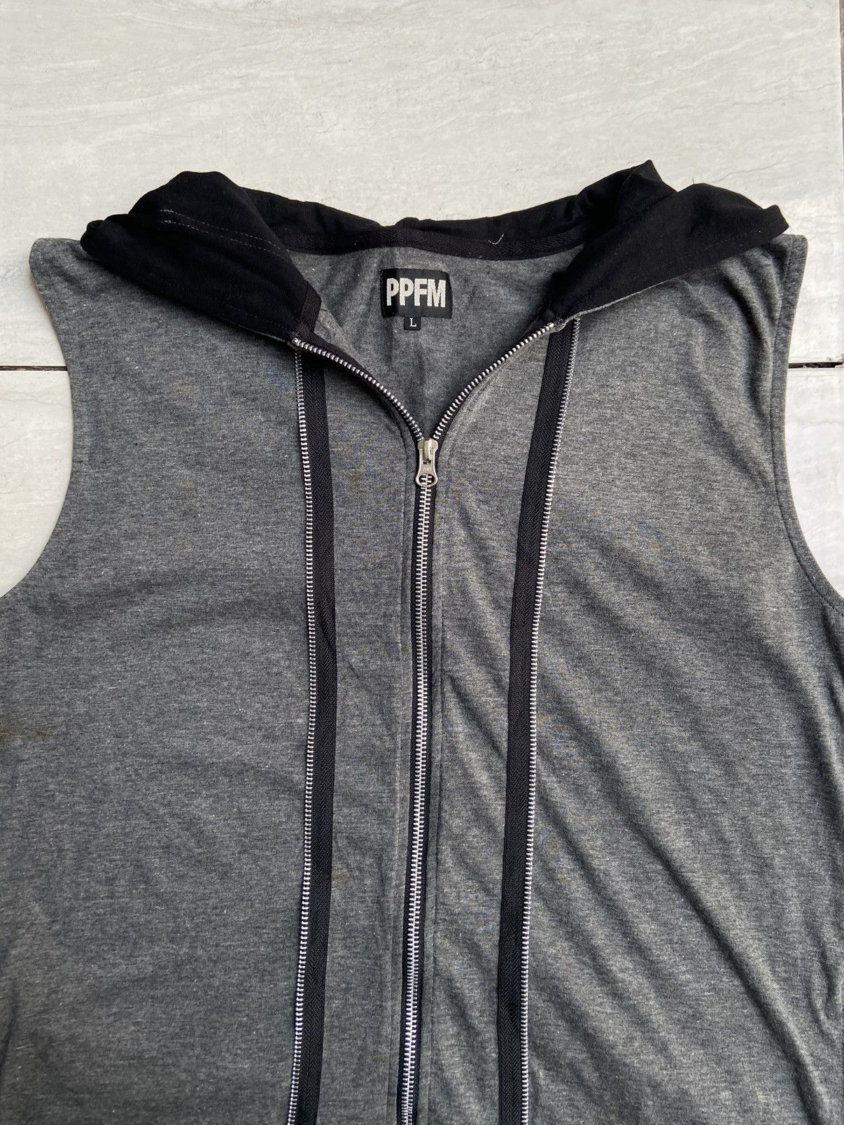 PPFM PPFM Grey Zipper Vest Size US S / EU 44-46 / 1 - 10 Thumbnail