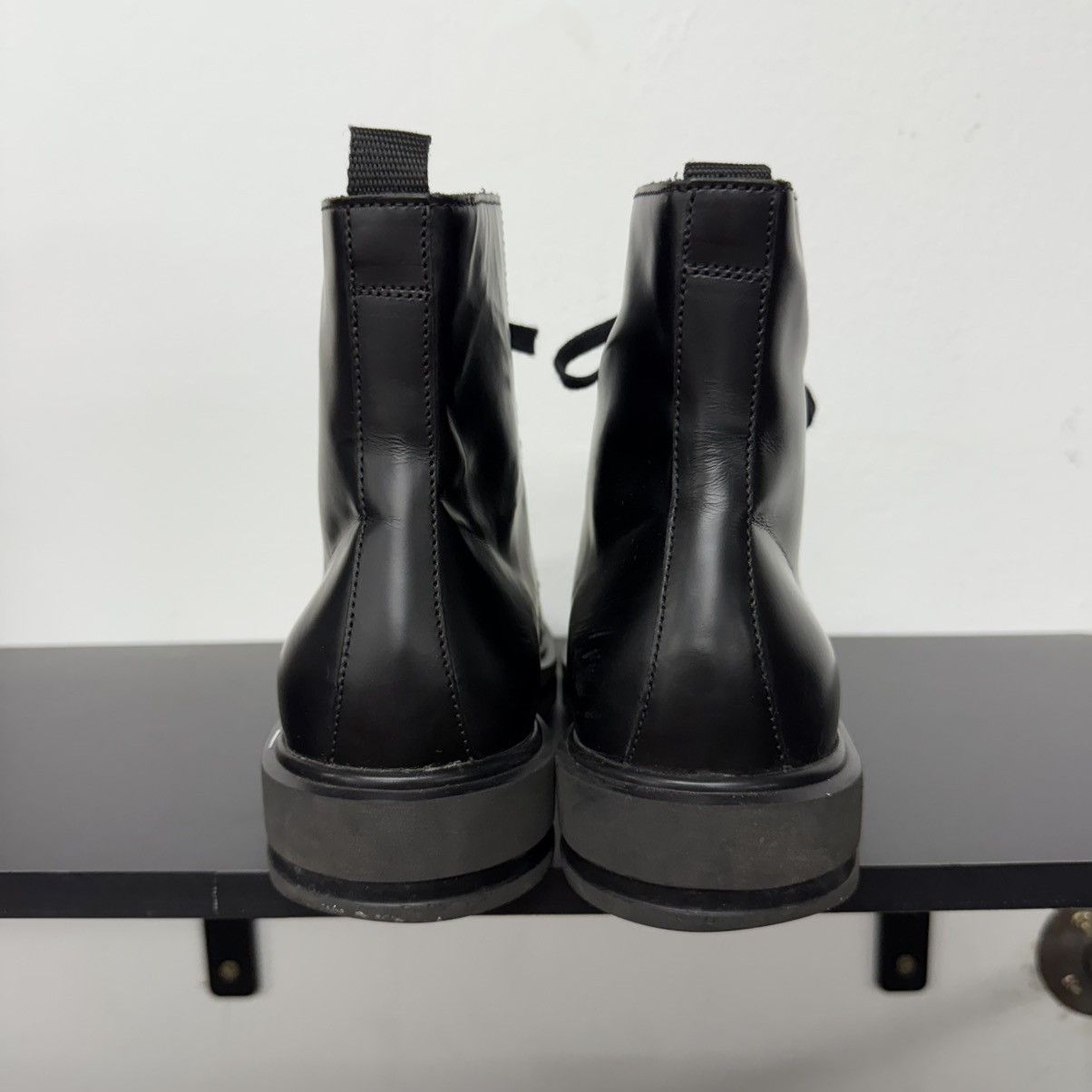 If Six Was Nine Stefano Rossi Eva Mid Combat Leather Boot Size US 9 / EU 42 - 2 Thumbnail