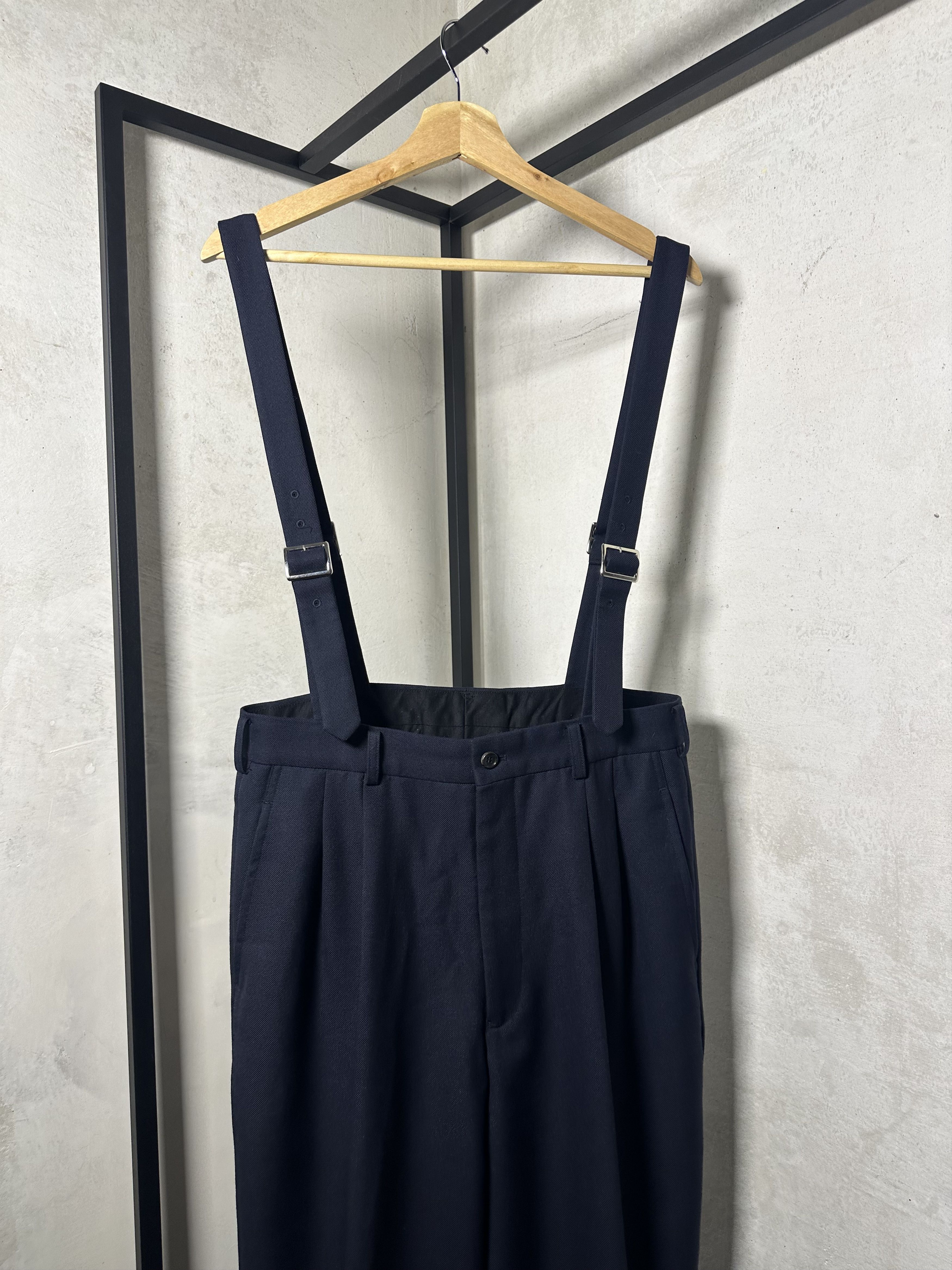 Comme des Garcons Comme Des Garcons Shoulder Strap Wool Trousers In Blue Size 28" / US 6 / IT 42 - 2 Thumbnail