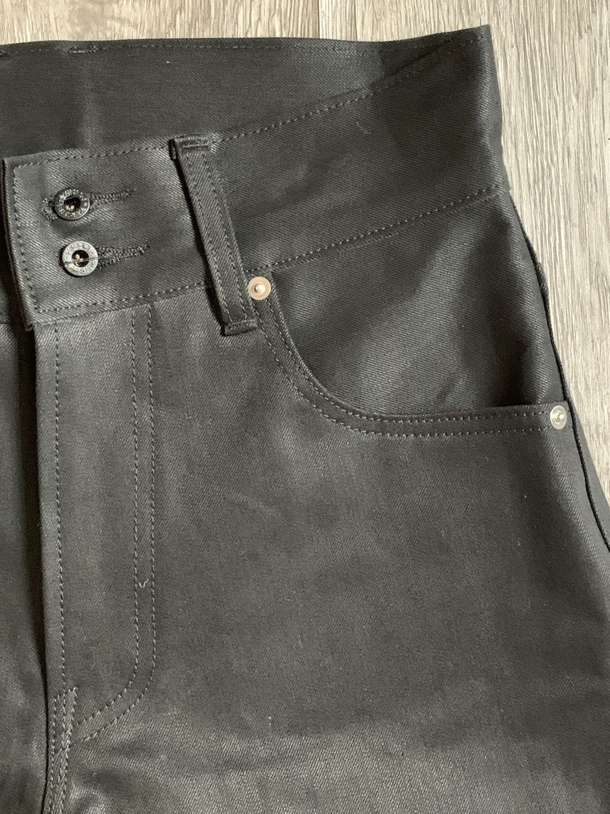 Japanese Brand DOOF.YOUTH Custom WAXED LOOK DENIM Size US 32 / EU 48 - 3 Thumbnail