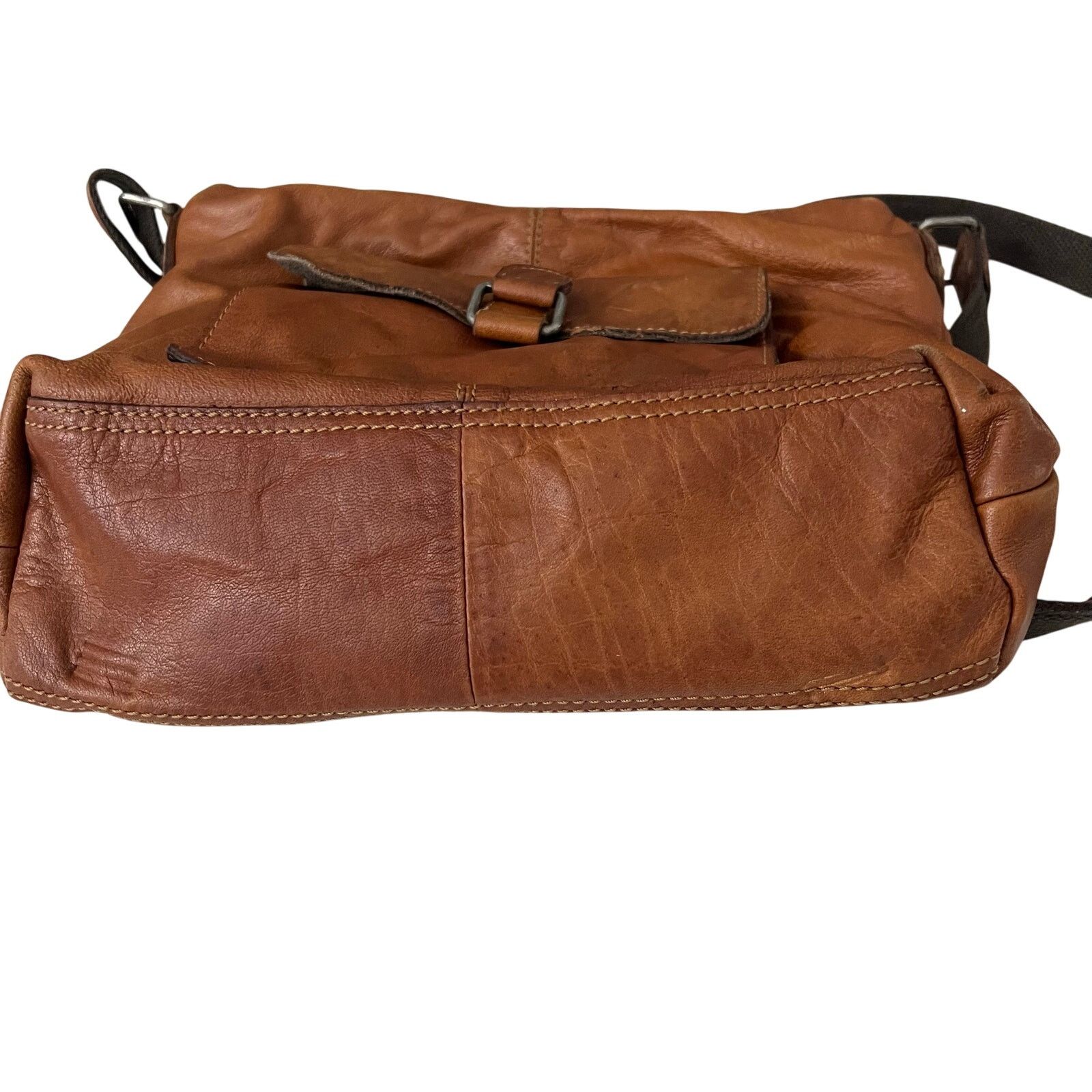 Jack Georges Jack Georges Voyager Collection Purse Brown Leather Shoulder Size ONE SIZE - 7 Thumbnail