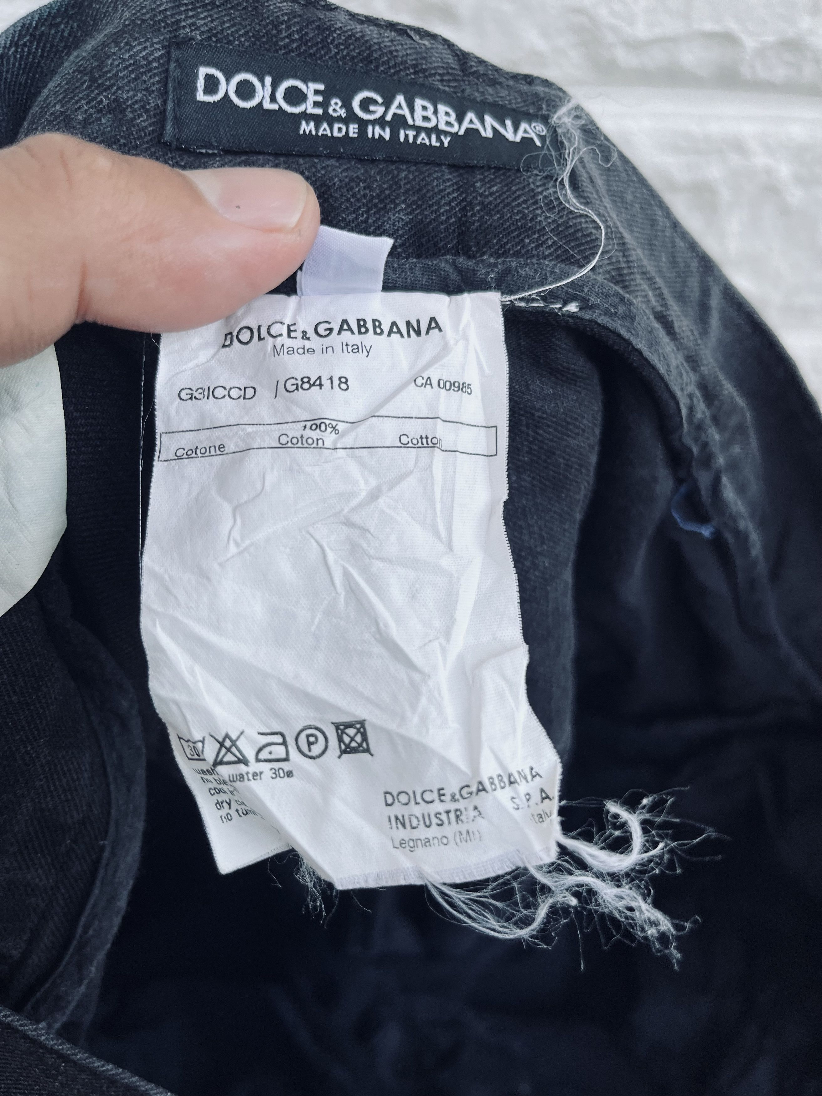Dolce & Gabbana × Vintage Vintage Dolce & Gabbana Big Logo Zipper Fashion Style Size US 34 / EU 50 - 12 Thumbnail
