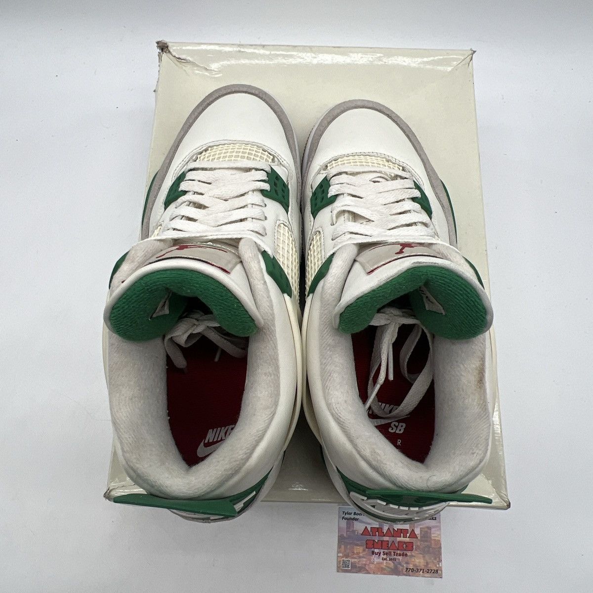Nike Nike sb x air Jordan 4 pine green Size US 10 / EU 43 - 7 Thumbnail