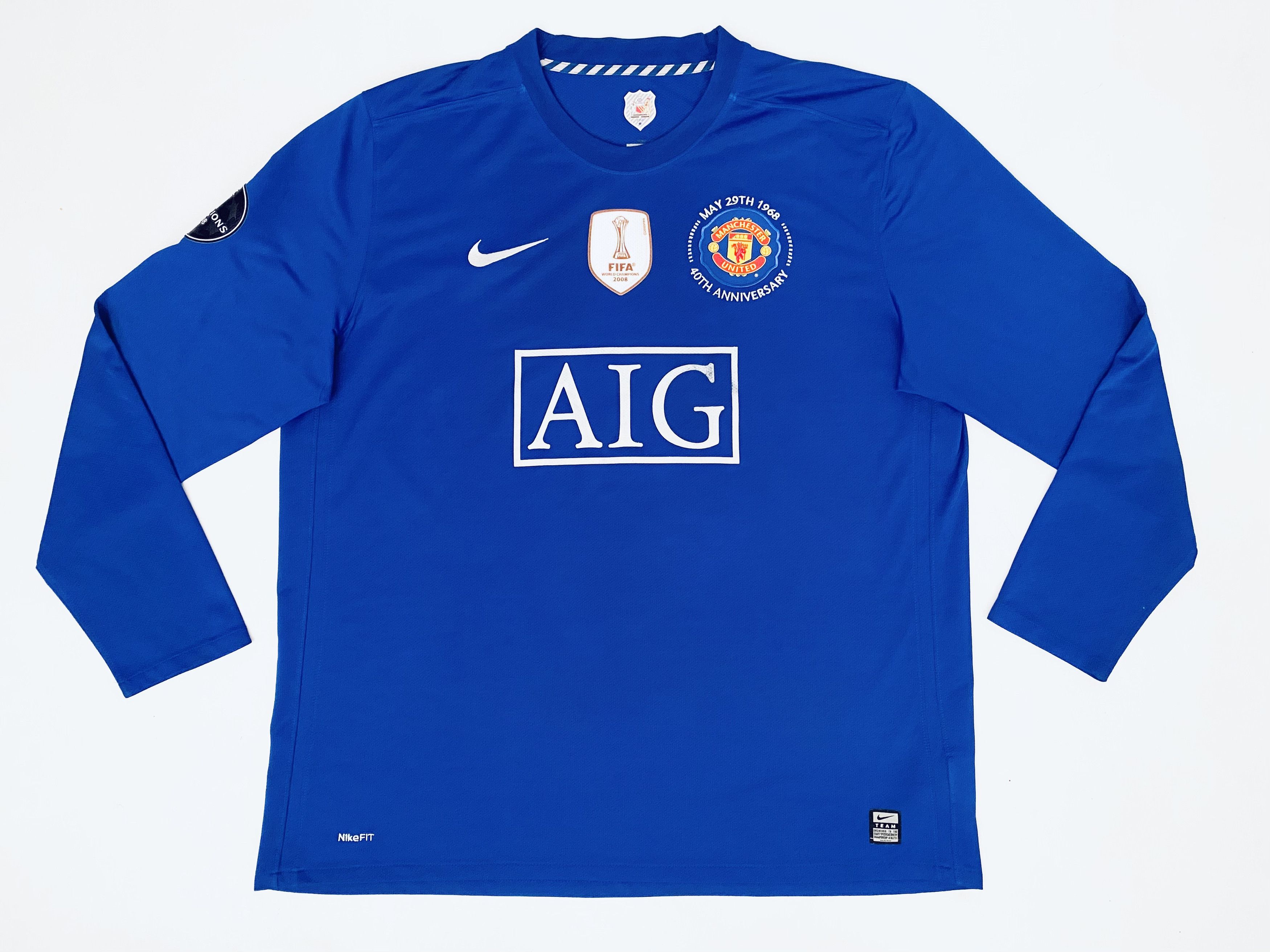 Nike Manchester United *Ronaldo* Third Jersey 2008 - 2009 Size US XXL / EU 58 / 5 - 4 Thumbnail