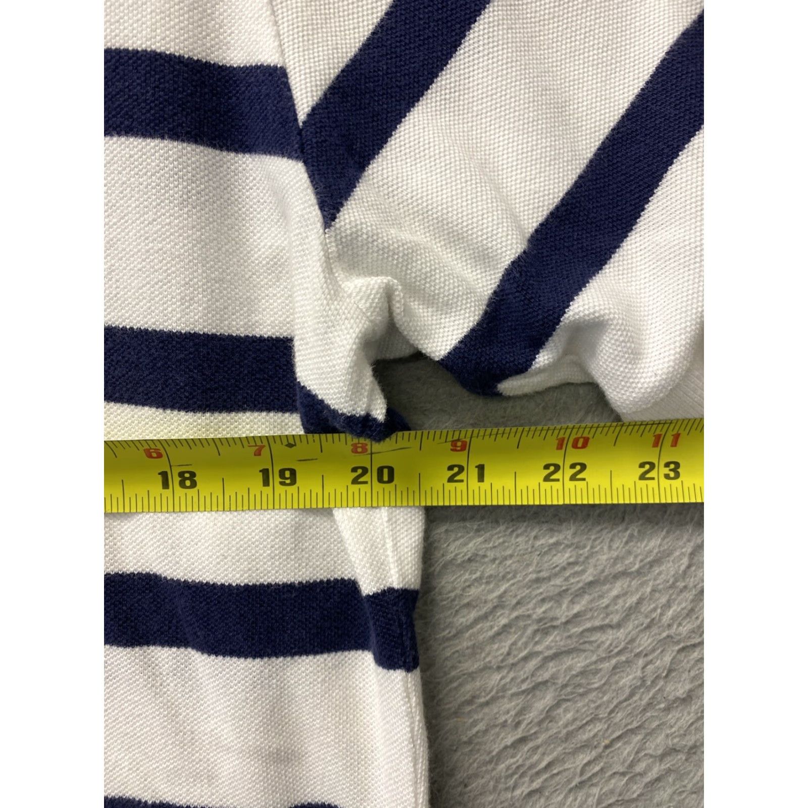Polo Ralph Lauren Polo Ralph Lauren Polo Mens L White Striped Stretch /117-59 Size US L / EU 52-54 / 3 - 5 Thumbnail