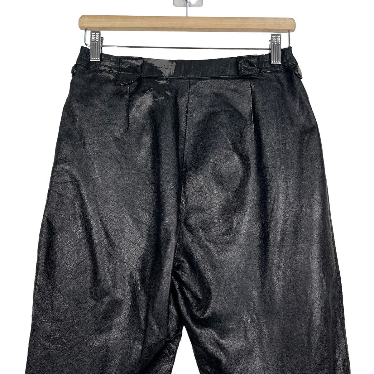 Genuine Leather 🔥 VINTAGE WEST PAC TROUSER LEATHER PANTS Size US 30 / EU 46 - 8 Thumbnail