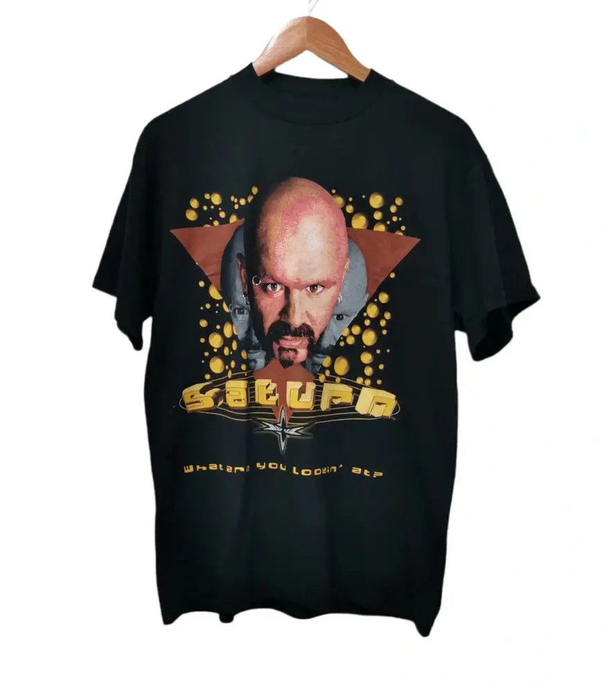 Vintage Vintage Perry Saturn 90's Wrestling Tee Rock Undertaker Size US M / EU 48-50 / 2 - 1 Thumbnail