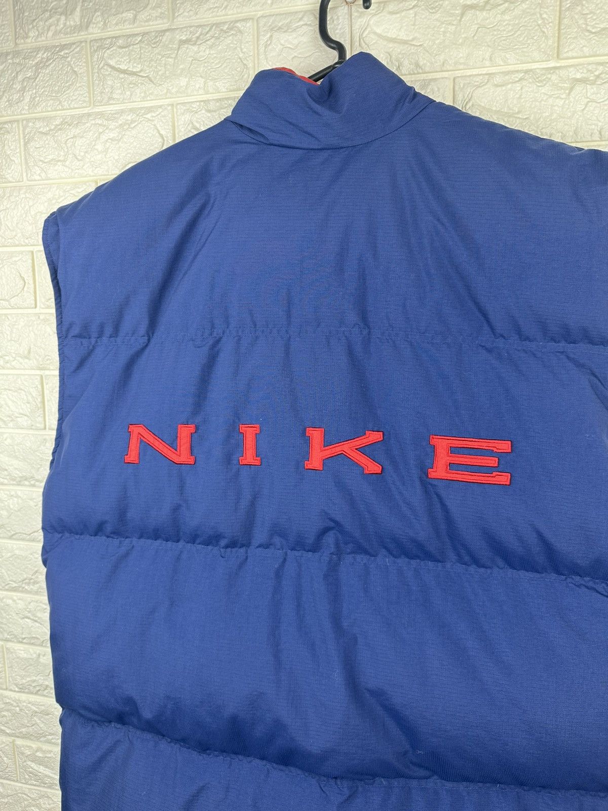 Nike Vintage 00s Nike Down Vest Big Logo Jacket Size US XXL / EU 58 / 5 - 2 Thumbnail