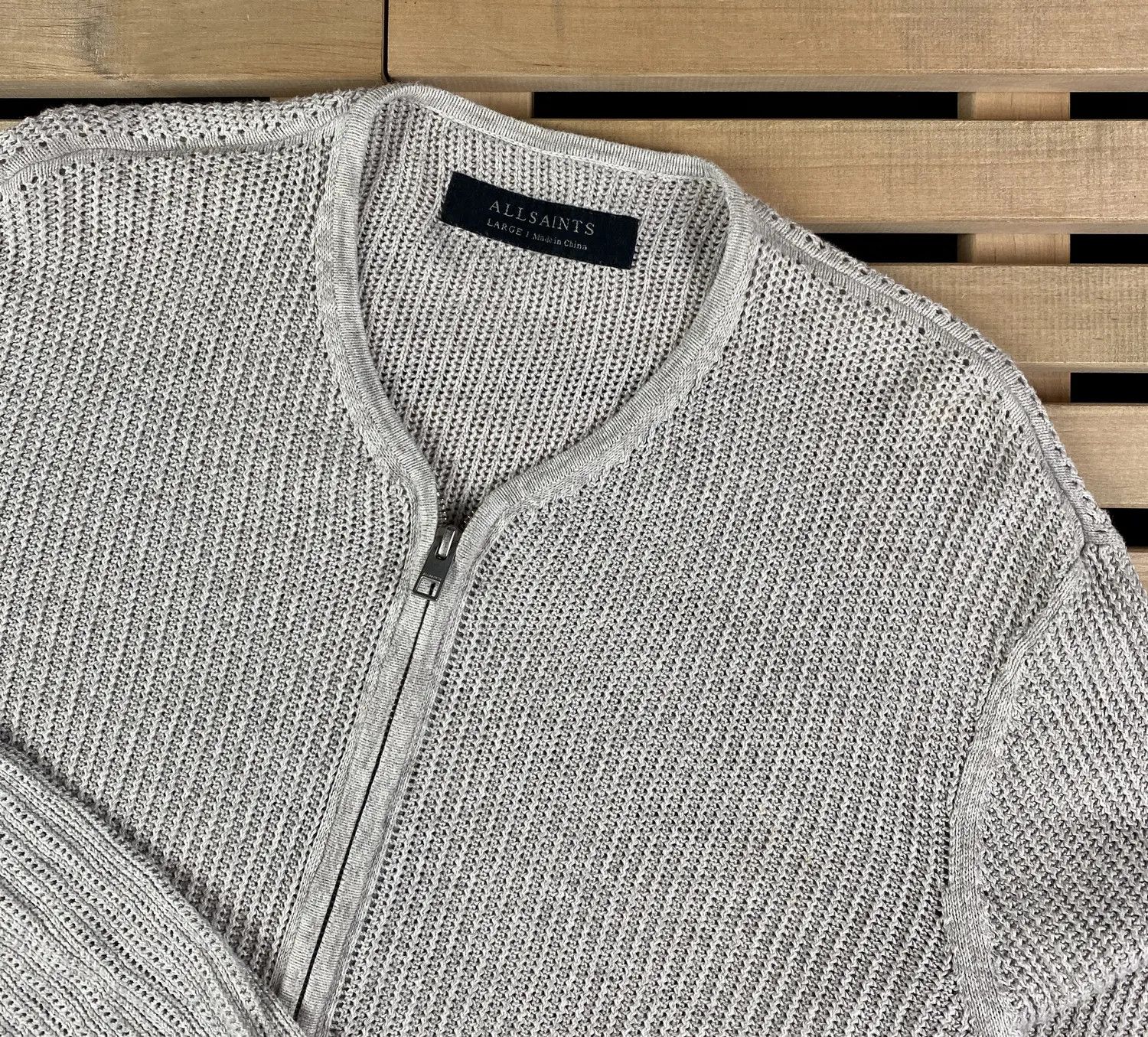 Allsaints Mens Zip Jumper Long Sleeve Allsaints Size L Size US L / EU 52-54 / 3 - 2 Thumbnail