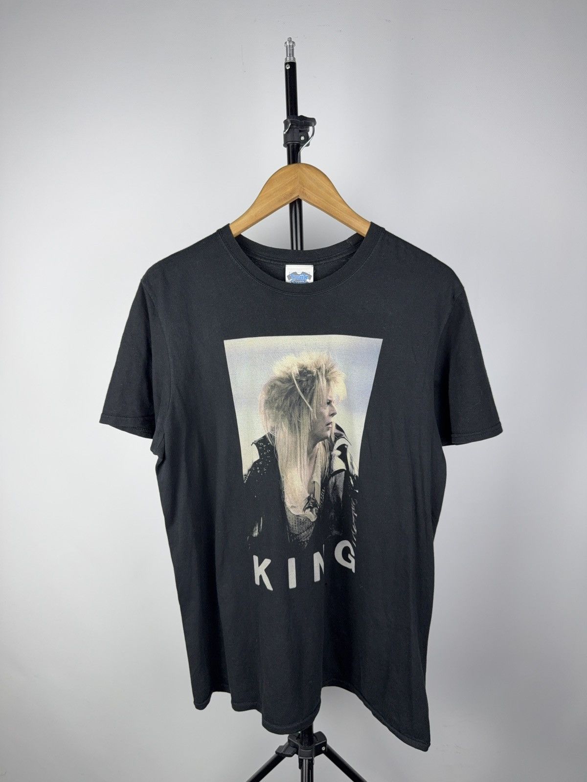 Band Tees Men's 00s Labyrinth Jareth The Goblin King Bowie T-Shirt Size US L / EU 52-54 / 3 - 1 Thumbnail