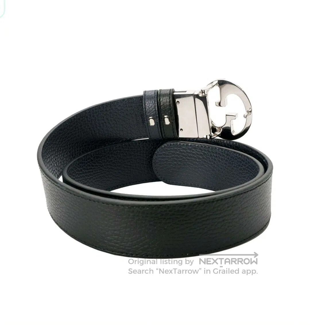 Gucci Gucci Unisex Logo Buckle Leather Belt. Size ONE SIZE - 3 Thumbnail