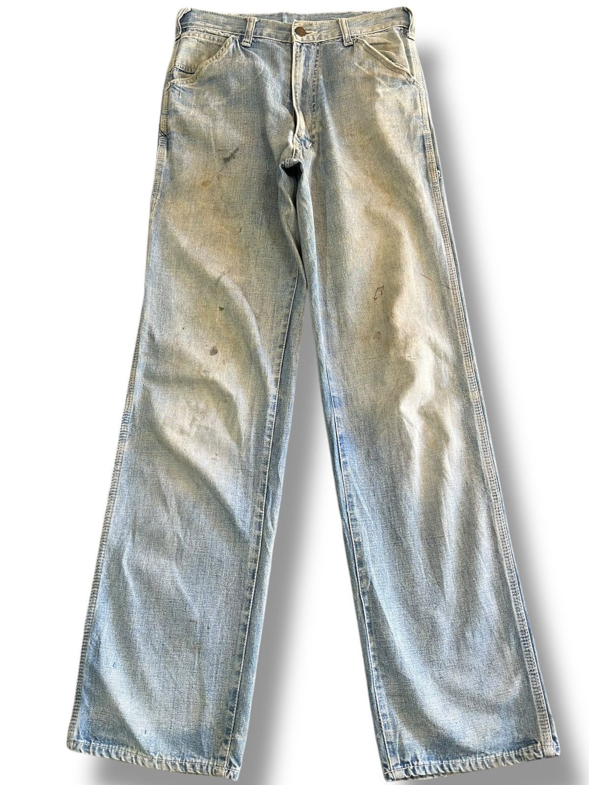 Edwin × Garment Reproduction of Workers Vintage Edwin Carpenter Mudwash Denim Size US 28 / EU 44 - 1 Thumbnail