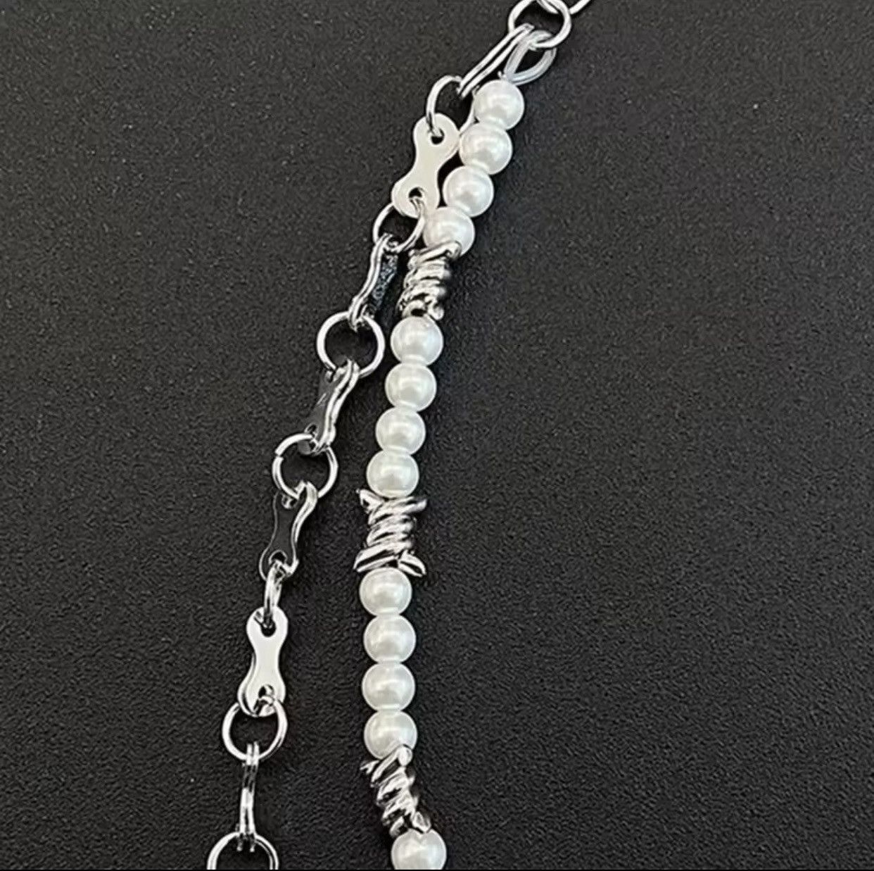 Other Metal Punk Rock Layered Chain Keychains Size ONE SIZE - 3 Thumbnail
