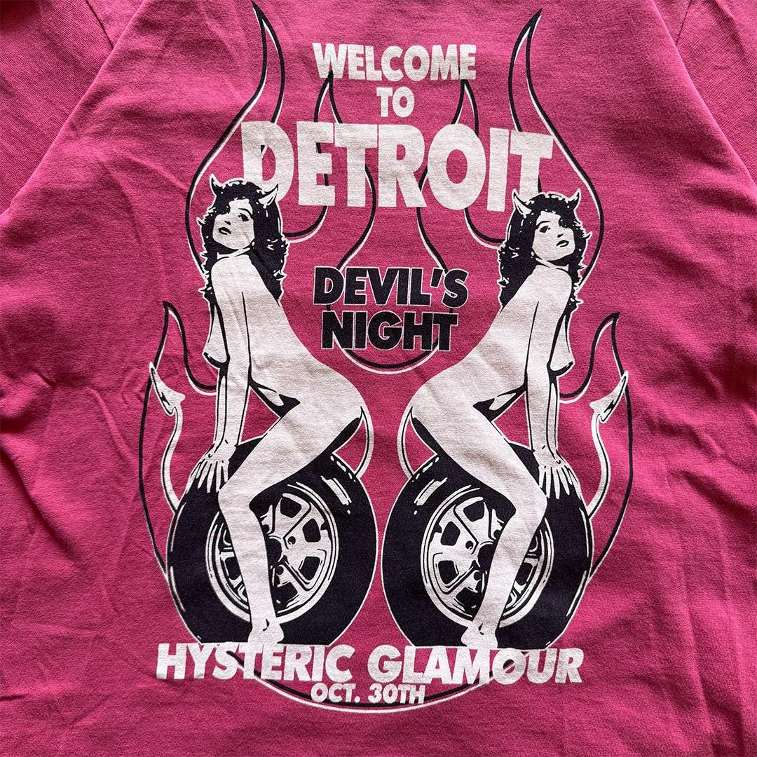 Hysteric Glamour Hysteric Glamour Devil's Night Pink Tee (S) Size S / US 4 / IT 40 - 3 Thumbnail