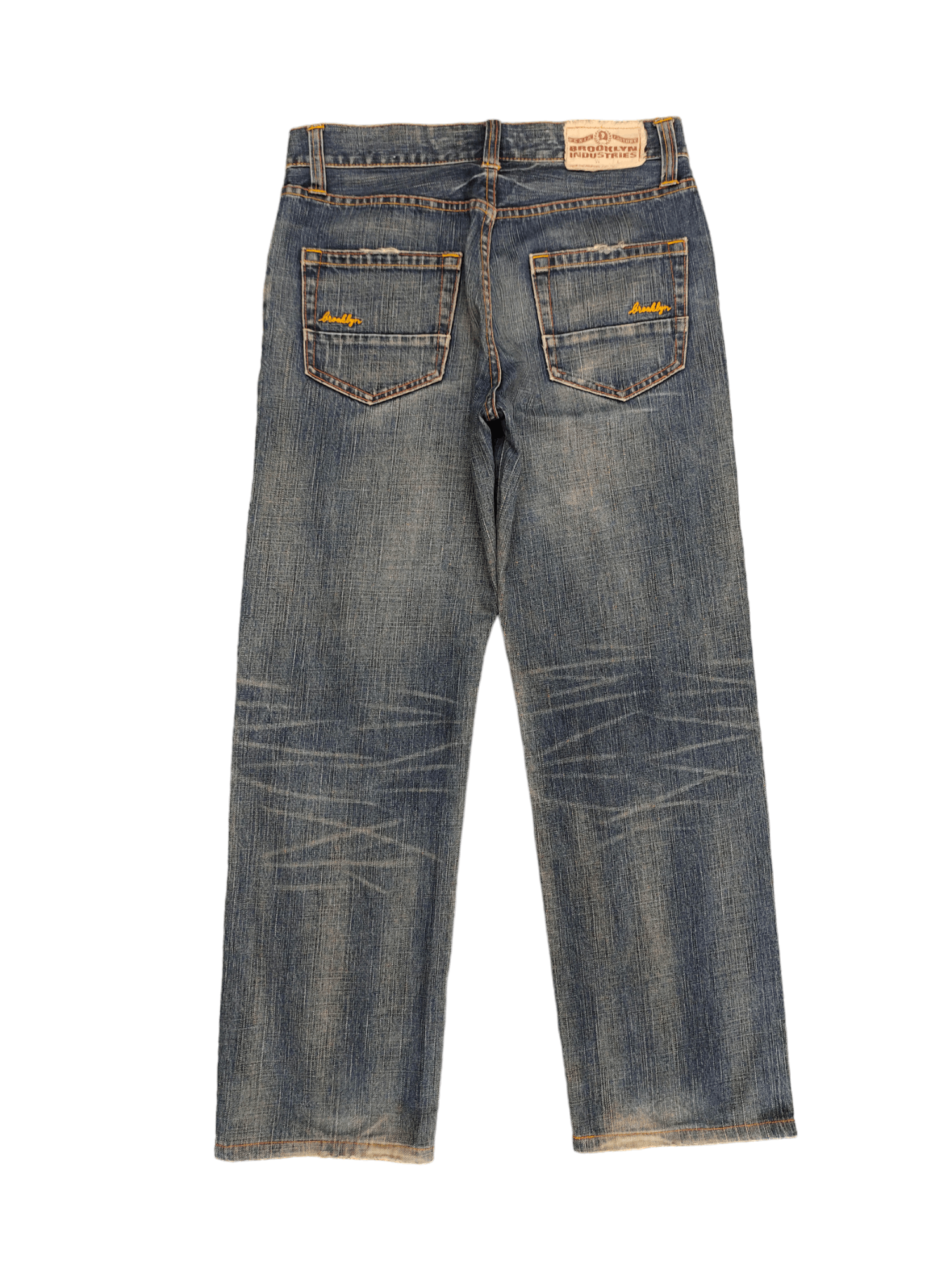 Comme des Garcons × Undercover Loose Jean Brooklyn Industries Distress Faded Denim Wide Leg Size US 32 / EU 48 - 11 Thumbnail