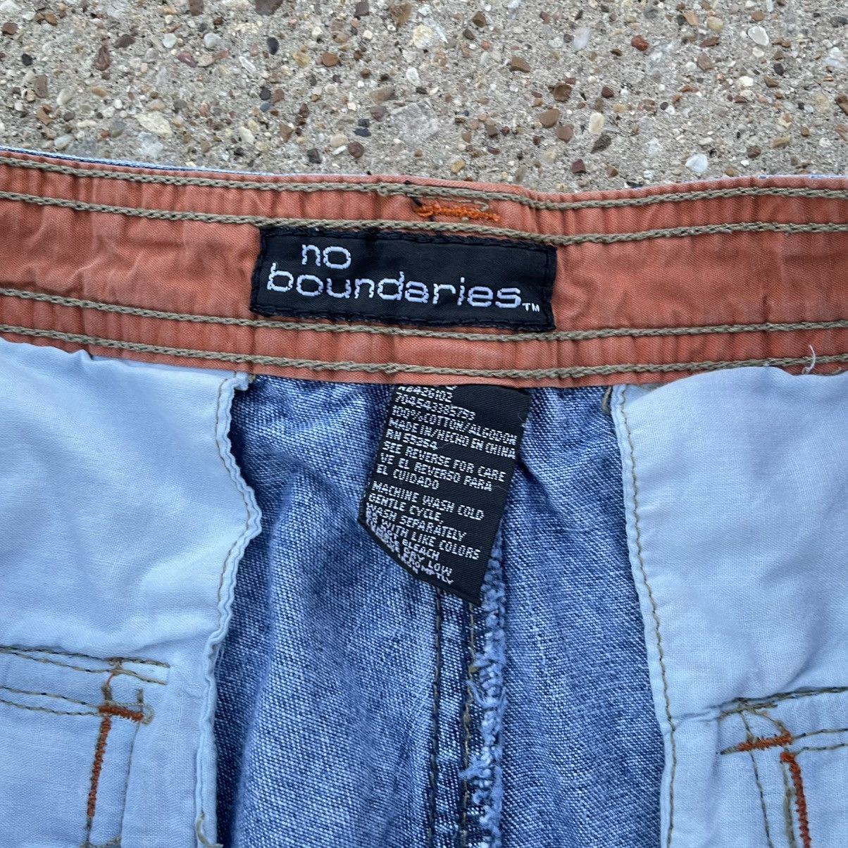 Other Vintage No Boundaries Baggy Denim Shorts Jorts Skate Mens 36 Size US 36 / EU 52 - 3 Thumbnail