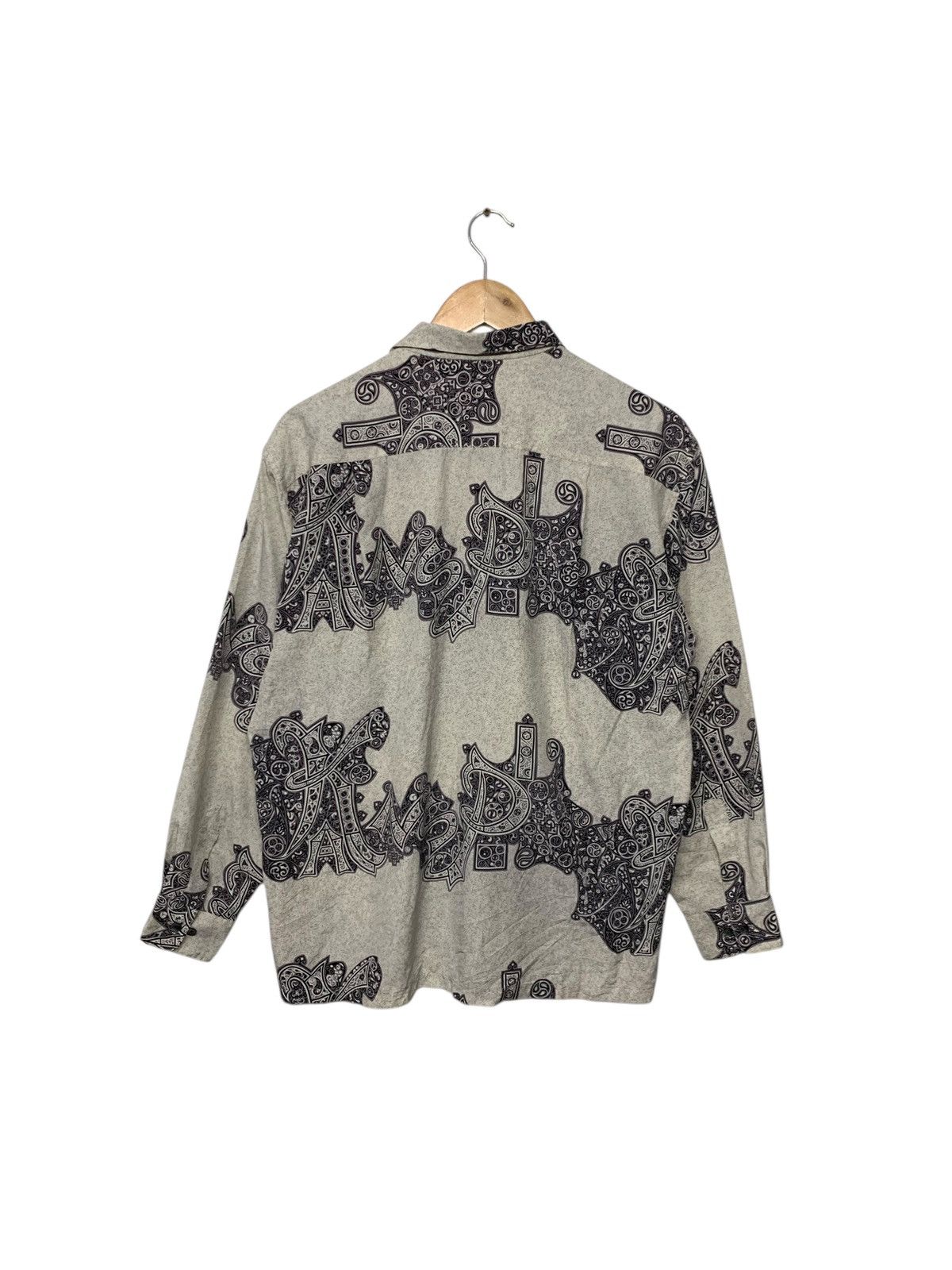 Kansai Yamamoto Rare Kansai Yamamoto Man Batik Motif Button Down Silk Shirt Size US L / EU 52-54 / 3 - 3 Thumbnail