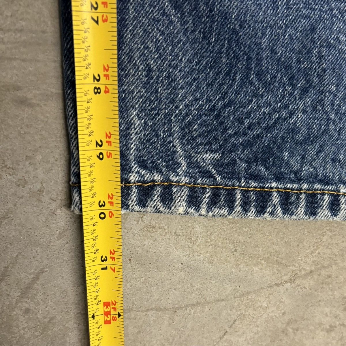Levi's Vintage Levi’s Baggy Denim Jeans Faded Whiskered Grunge Size US 32 / EU 48 - 7 Thumbnail