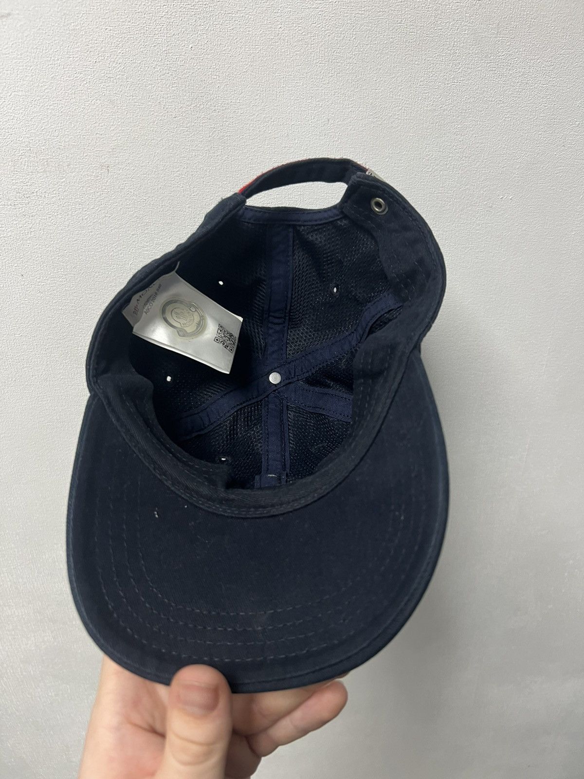 Moncler Men's Moncler Baseball Cap Hat Black Blue One Size Luxury Size ONE SIZE - 9 Thumbnail