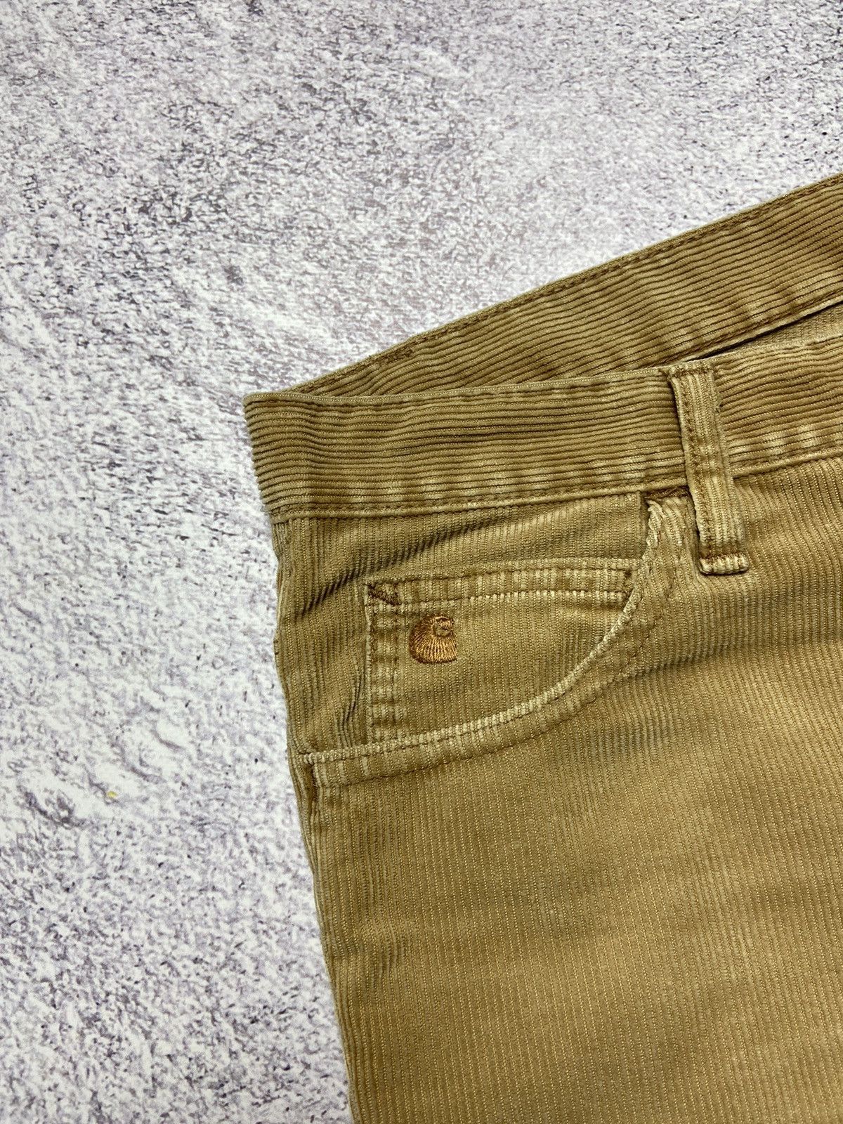 Carhartt × Vintage Vintage Carhartt Velvet Pants Rare Skate Rap Style Street Size US 31 - 11 Thumbnail