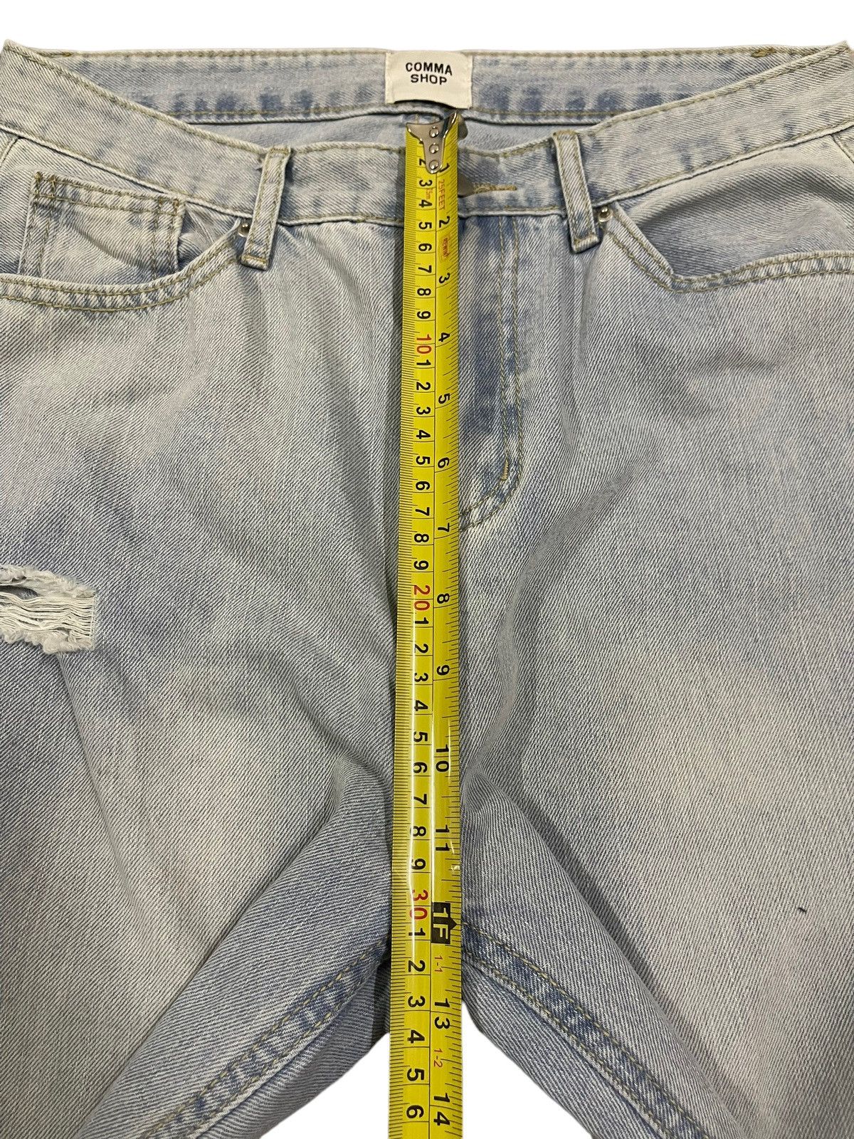 Hysteric Glamour Vintage Japanese Brand Blue Wash Distressed Baggy Jeans Size US 29 - 12 Thumbnail