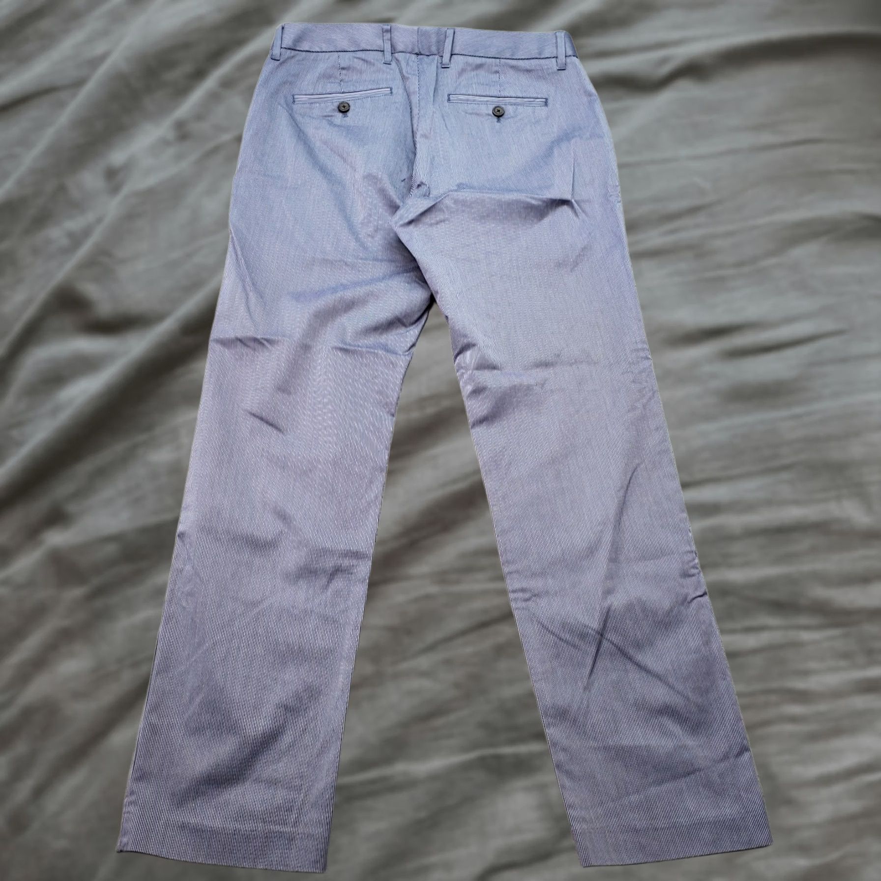 Bonobos Bonobos Dress Pants Mens 30 Multi Pinstripe Slim Friday Slash Pocket Stretchy Dress Pants Mens Size 30 Slim Pinstripe Multicolor Mens Pants Size US 30 / EU 46 - 1 Thumbnail