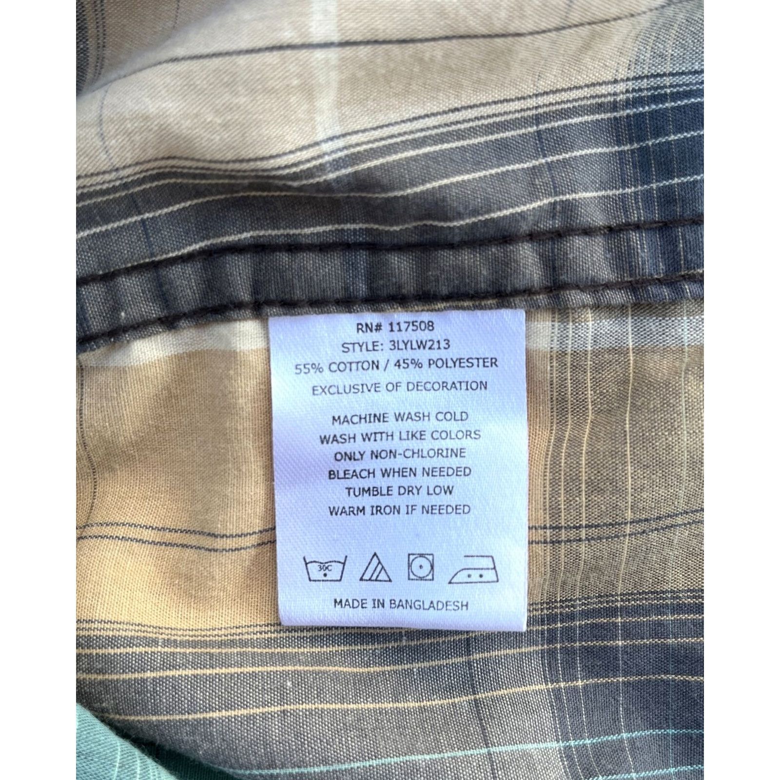 Levi's Levi's Pearl Snap Western Shirt Plaid Multicolor XL Mens Tighten to XL Shirt Size US XL / EU 56 / 4 - 5 Thumbnail