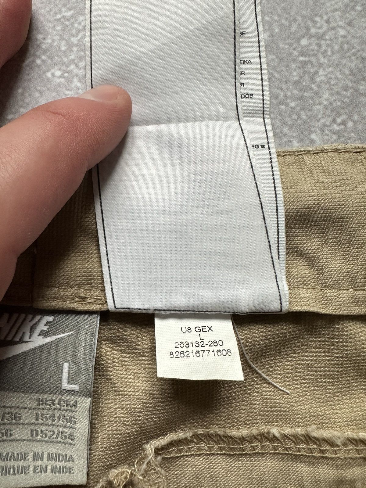 Nike × Vintage Short Nike Cargo Vintage Y2K 90 U8 GEX size L Size US 34 / EU 50 - 10 Thumbnail