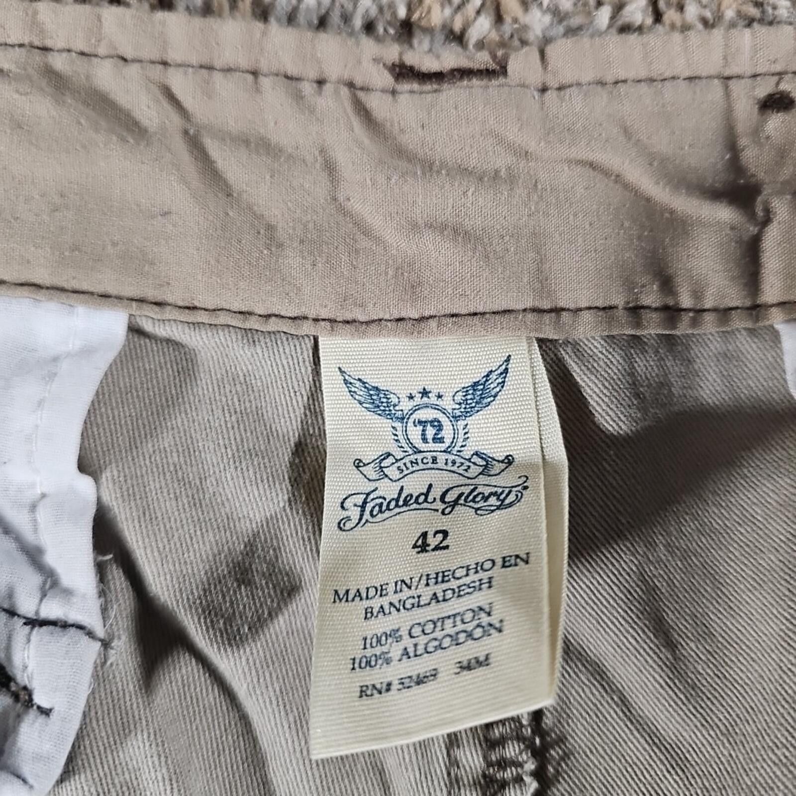 Faded Glory Faded Glory Camo Cargo Shorts Sz 42 Size US 42 / EU 58 - 4 Thumbnail