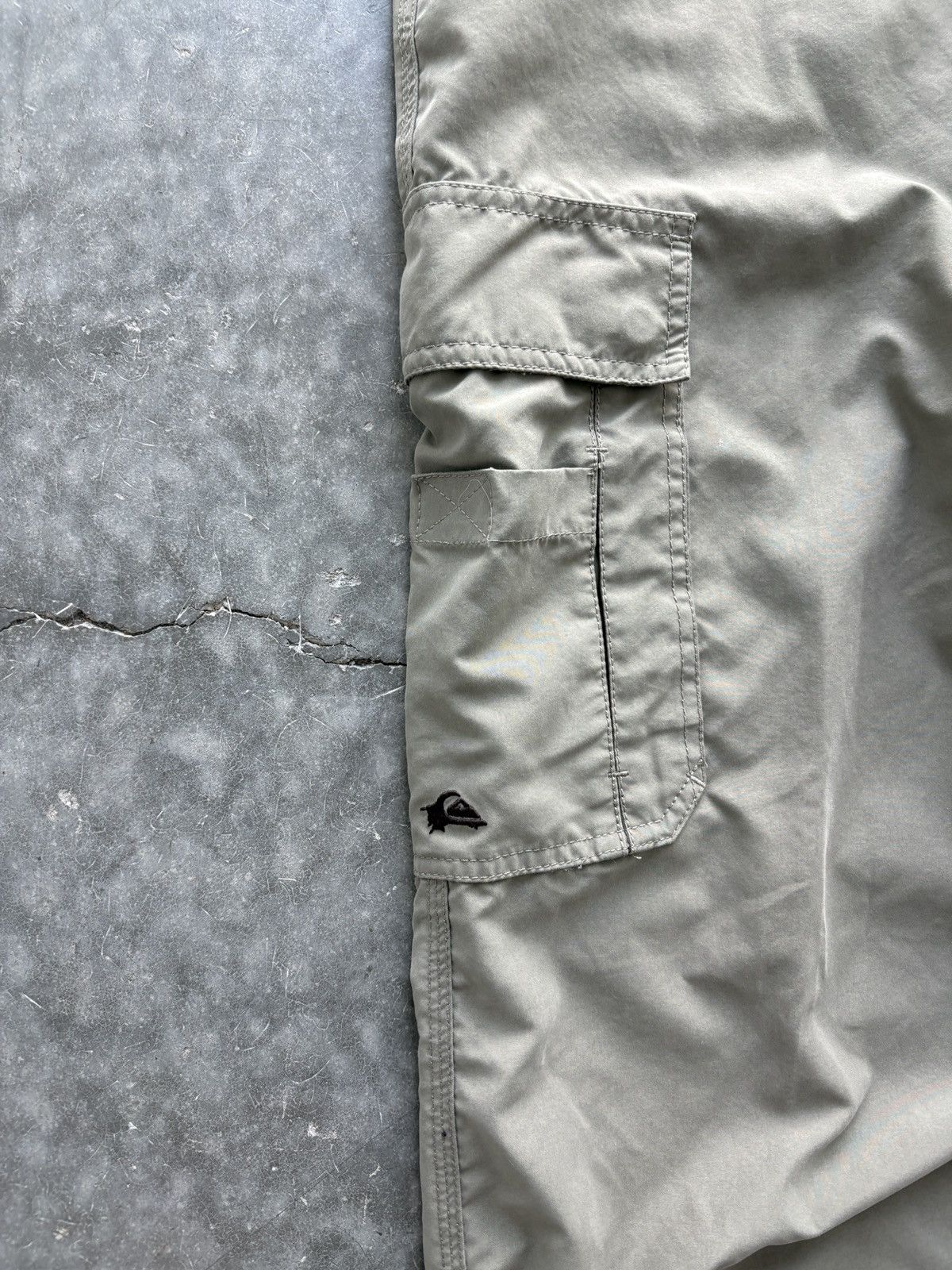 Quiksilver Vintage Y2K Quiksilver Baggy Cargo Pants Parachute Size US 40 / EU 56 - 5 Thumbnail