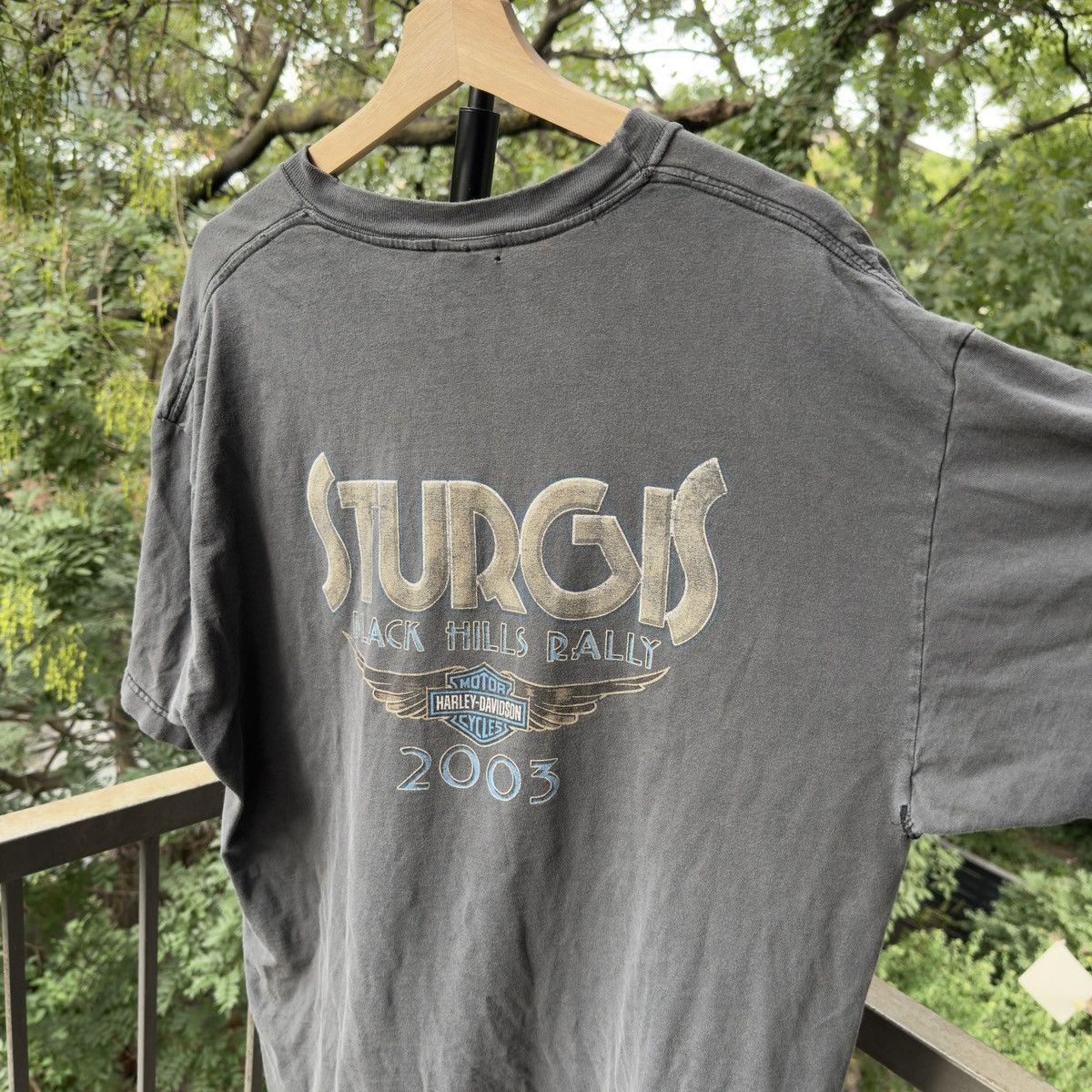 Harley Davidson Sturgis Harley Shirt Thrashed Faded Distressed ERD Grunge Size US XL / EU 56 / 4 - 5 Thumbnail