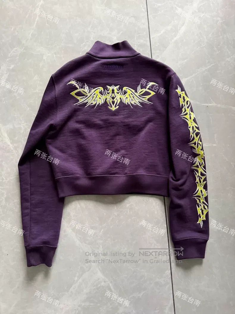 Vetements VETEMENTS Embroidered Purple Sanskrit Jacket Size US M / EU 48-50 / 2 - 2 Thumbnail
