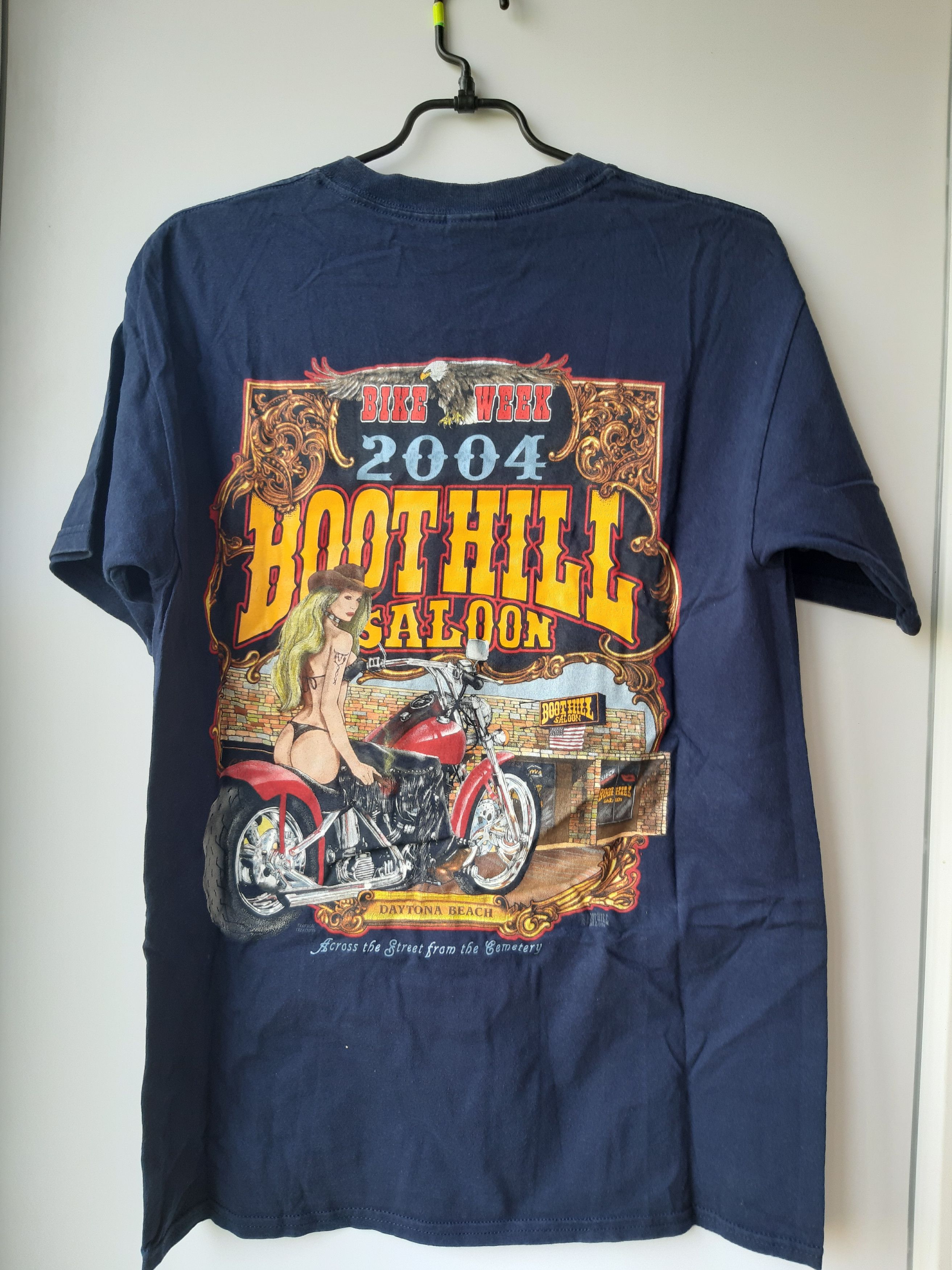 Gildan × Vintage Vintage Boot Hill Saloon Bike Week Daytona 2004 shirt Size US M / EU 48-50 / 2 - 1 Thumbnail