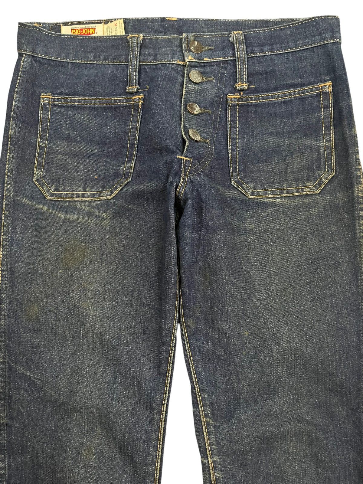 Big John Vintage Japan Big John Blue Wash Bell Bottom Flare Jeans Size US 30 / EU 46 - 3 Thumbnail