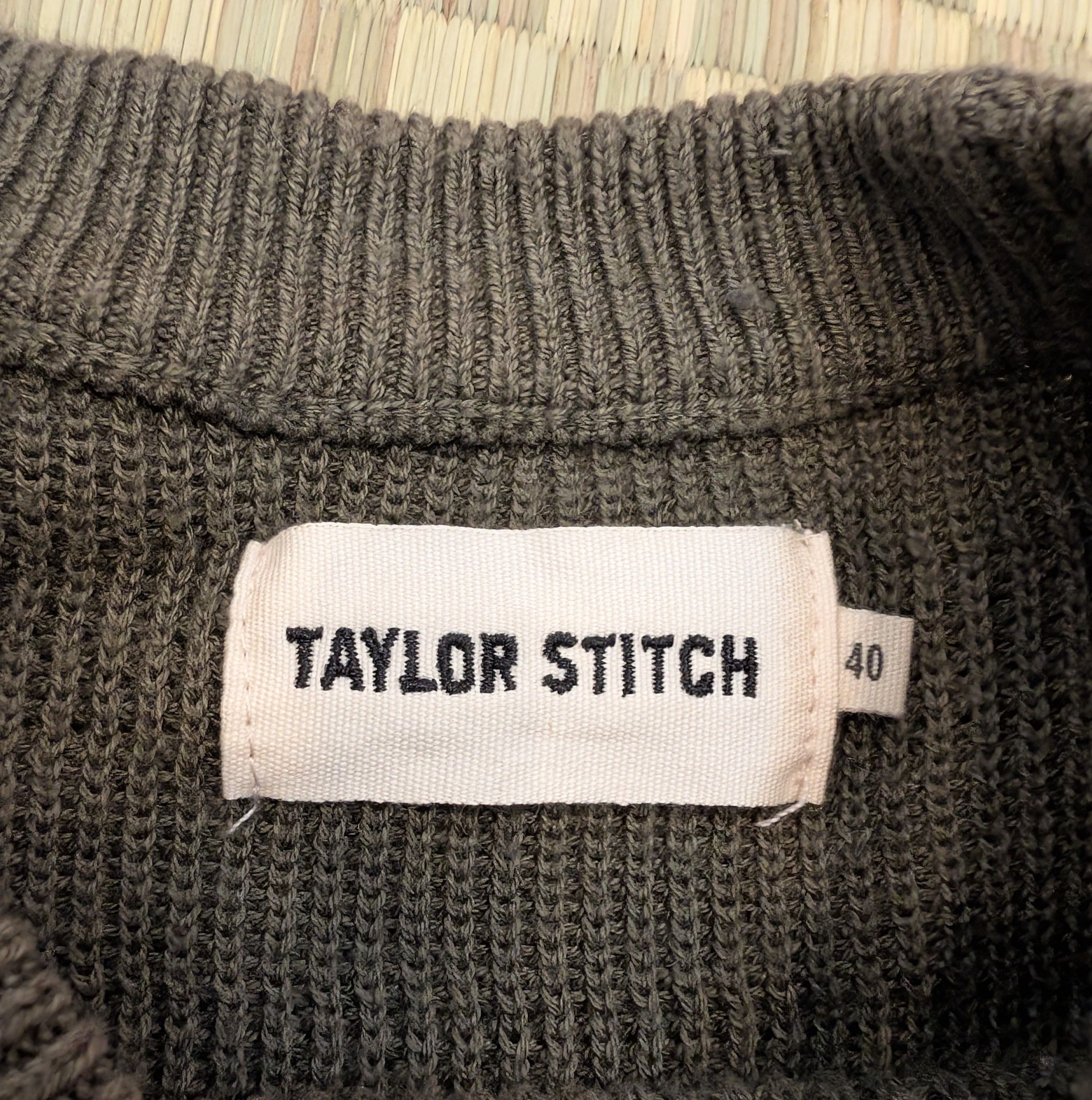 Taylor Stitch Taylor Stitch The Hugo Sweater Army Green 100% Cotton Size US M / EU 48-50 / 2 - 3 Thumbnail
