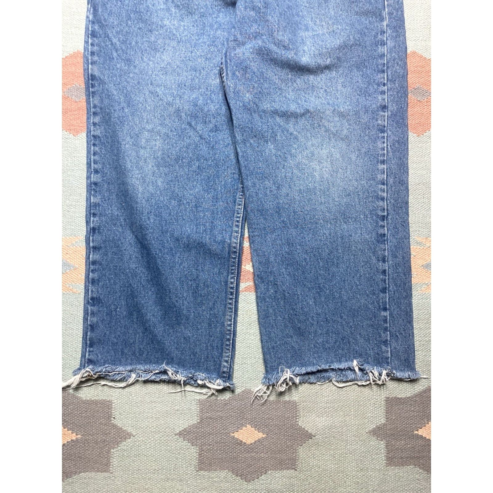 Tommy Hilfiger VINTAGE Tommy Hilfiger Jeans Wide-Leg Hip Hop 38x25 Men Blue 38 25 Inseam Skater Baggy Style Retro Y2K Flag Size US 38 / EU 54 - 5 Thumbnail