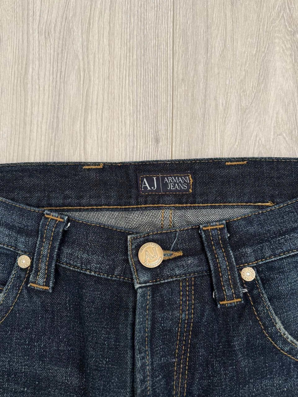 Armani Armani Jeans Big Logo Denim Jeans Size US 31 - 7 Thumbnail