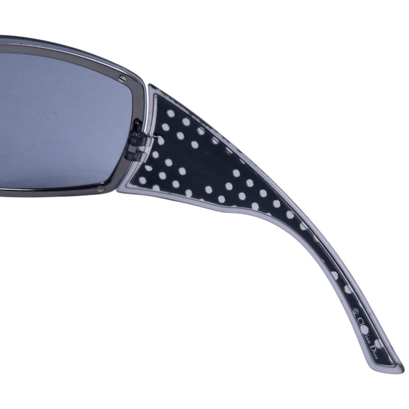 Dior Vintage Dior Polka Dot Shield Sunglasses Size ONE SIZE - 7 Thumbnail