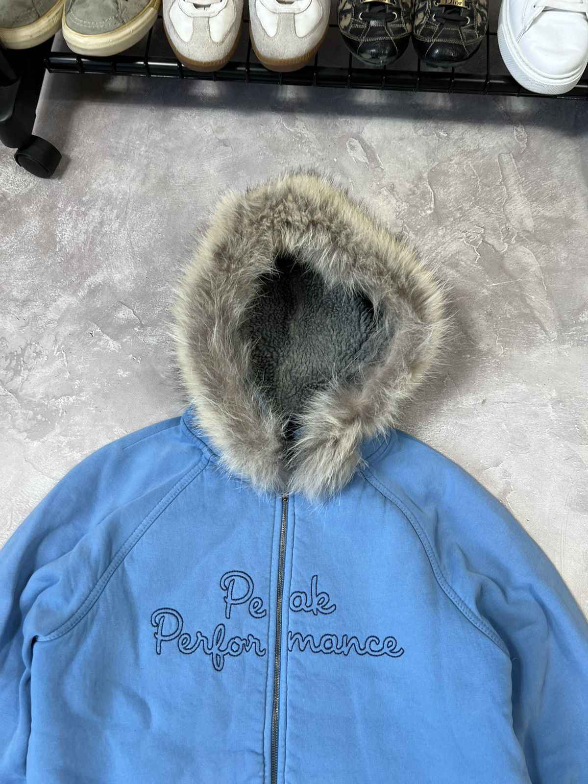 Vintage Vintage IfSixWasNine Style Peak Performance Fur Faux Hoodie Size L / US 10 / IT 46 - 3 Thumbnail