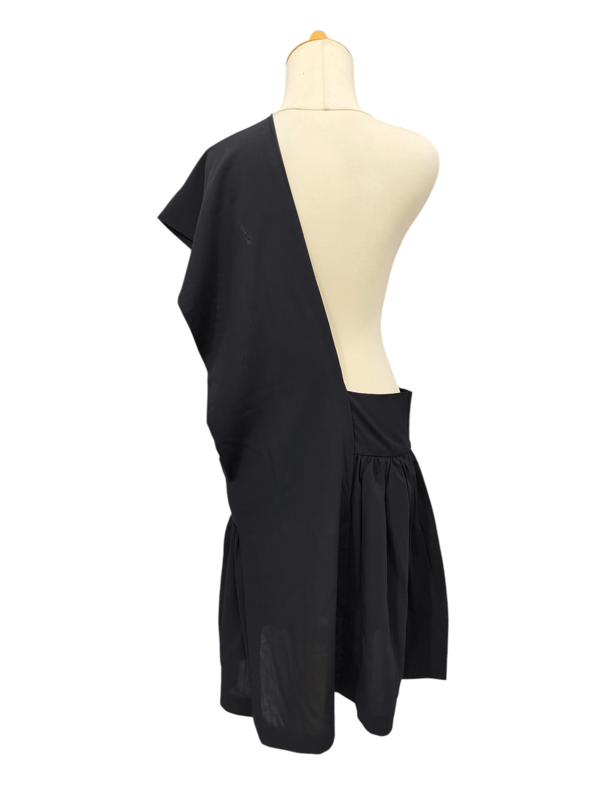 Comme des Garcons 90s CDG📕 Archive Artisanal One Shoulder Sculptural Dress Size M / US 6-8 / IT 42-44 - 4 Thumbnail