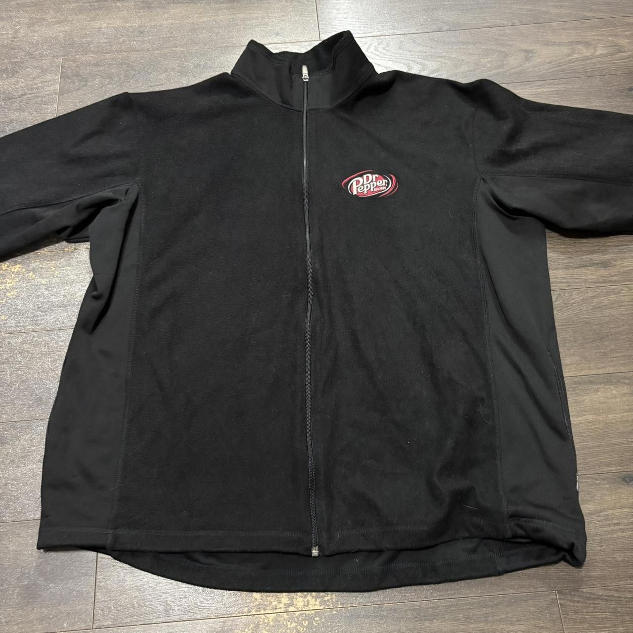 Designer Vintage Dr Pepper fleece zip up sweatshirt 00s XL Size US XL / EU 56 / 4 - 4 Thumbnail