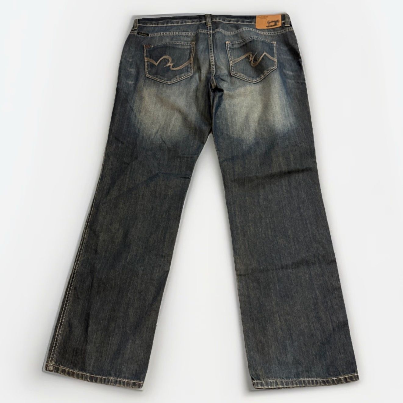 Ecko Unltd. VINTAGE Mark Ecko Cut & Sew Slim Blue Denim Jeans 40x32 Mens Slim Skinny Denim Jeans Size US 40 / EU 56 - 2 Thumbnail