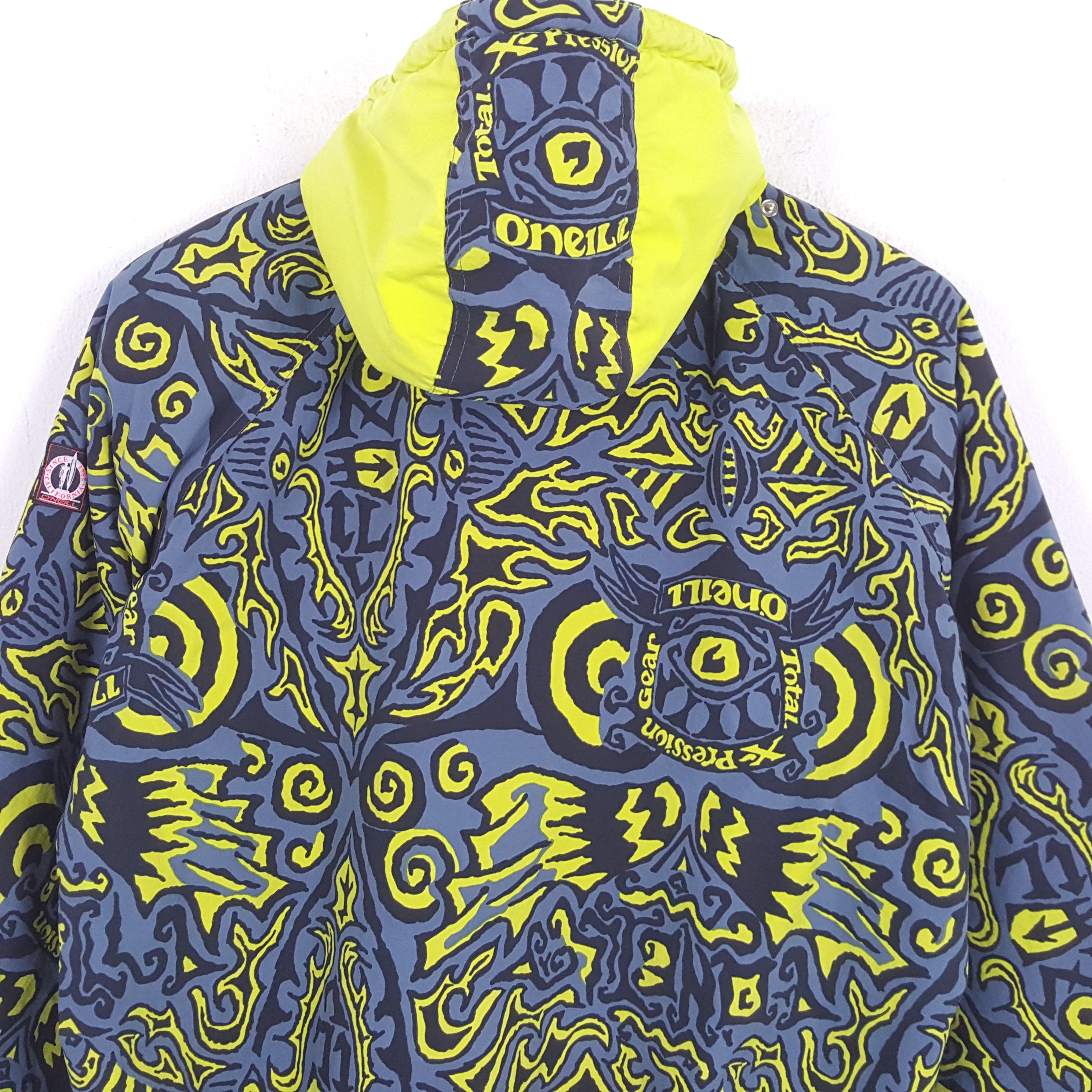 O'Neill × Vintage ONEILL Surfing Style Rare Full Print Windbreaker Jacket Size US XXL / EU 58 / 5 - 4 Thumbnail