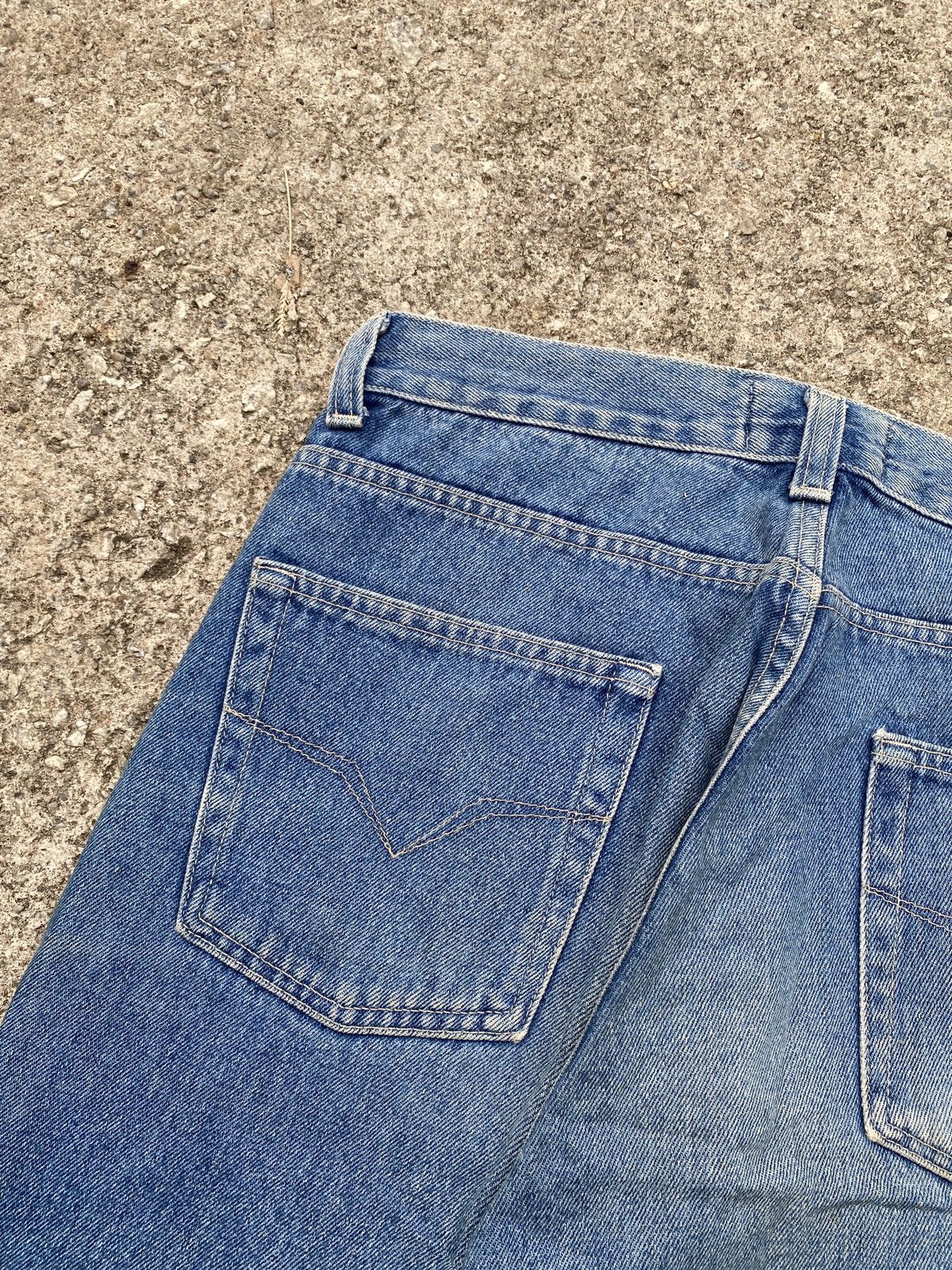 Versace × Versace Jeans Couture Vintage 90’s Versace Jeans Couture Faded Blue Denim Size US 30 / EU 46 - 12 Thumbnail