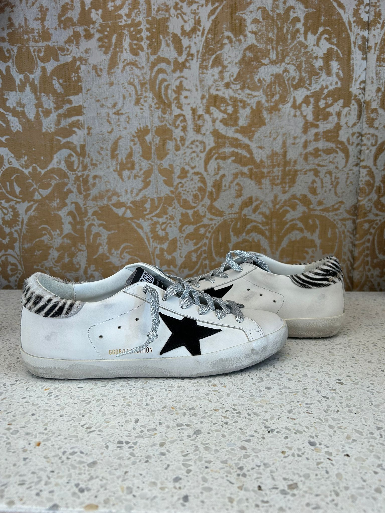 スニーカー Golden  Sneakers Super Star White Black Wisteria Golden Goose Sneakers Super Star White/black/wisteria | ModeSens